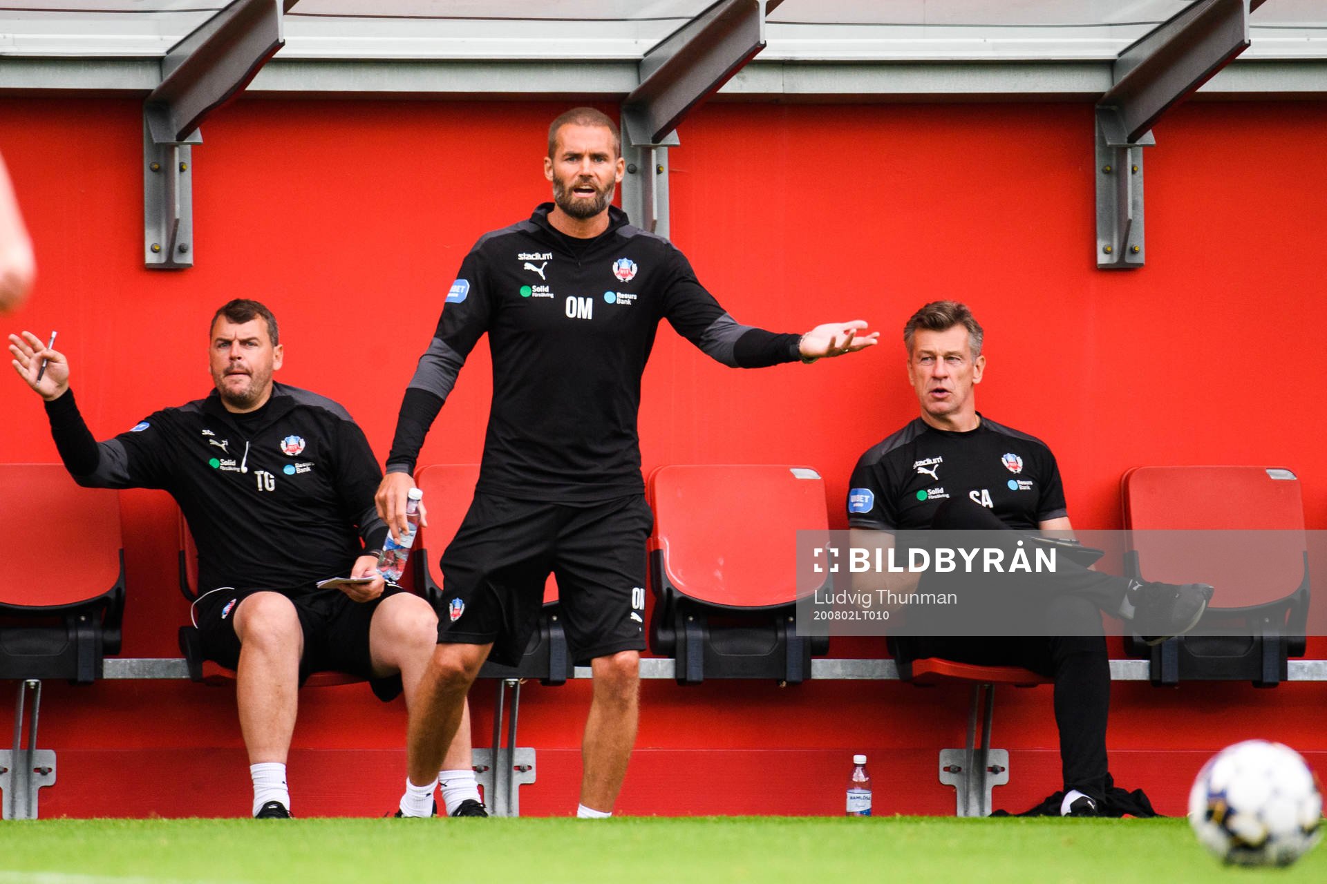Helsingborgs assisterande tränare Thomas Gabrielsson ,