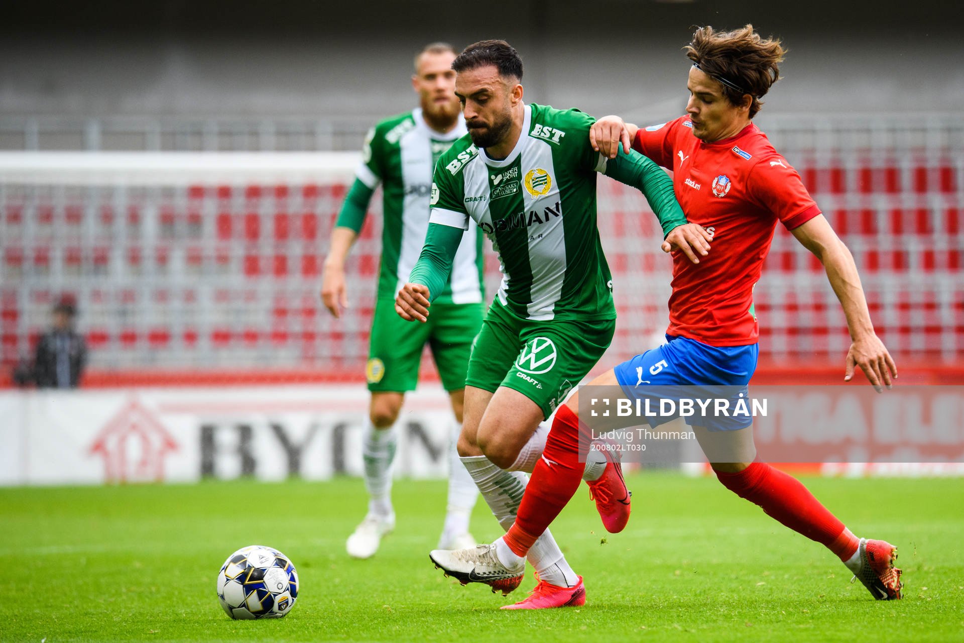 Hammarbys Abdul Khalili och Helsingborgs Brandur Hendriksson