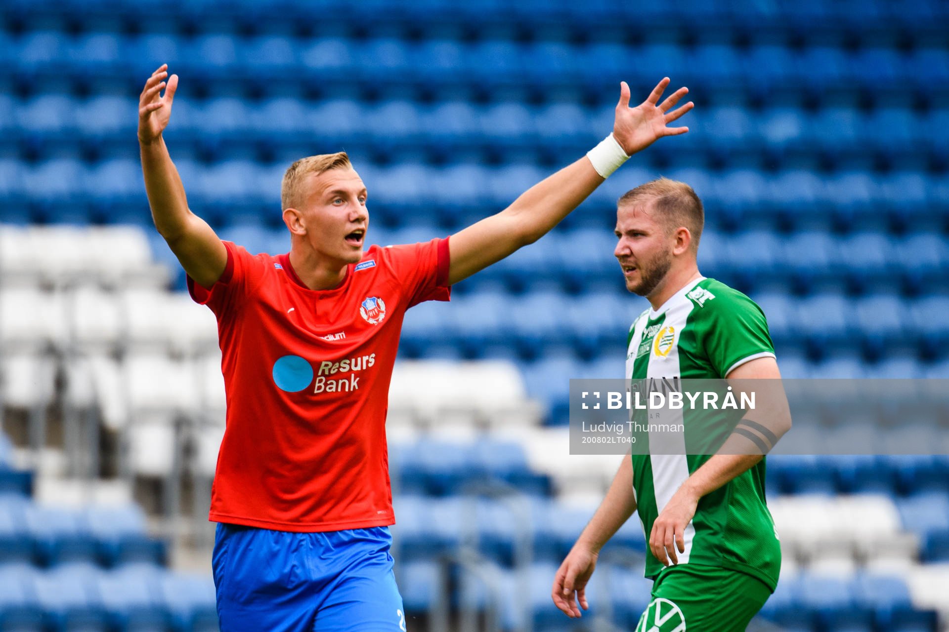 Helsingborgs Jakob Voelkerling Persson och Hammarbys