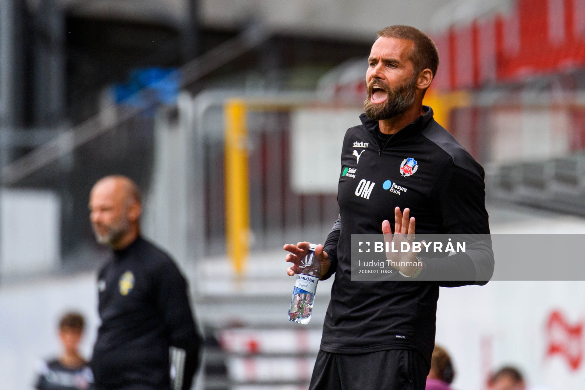 Helsingborgs tränare Olof Mellberg