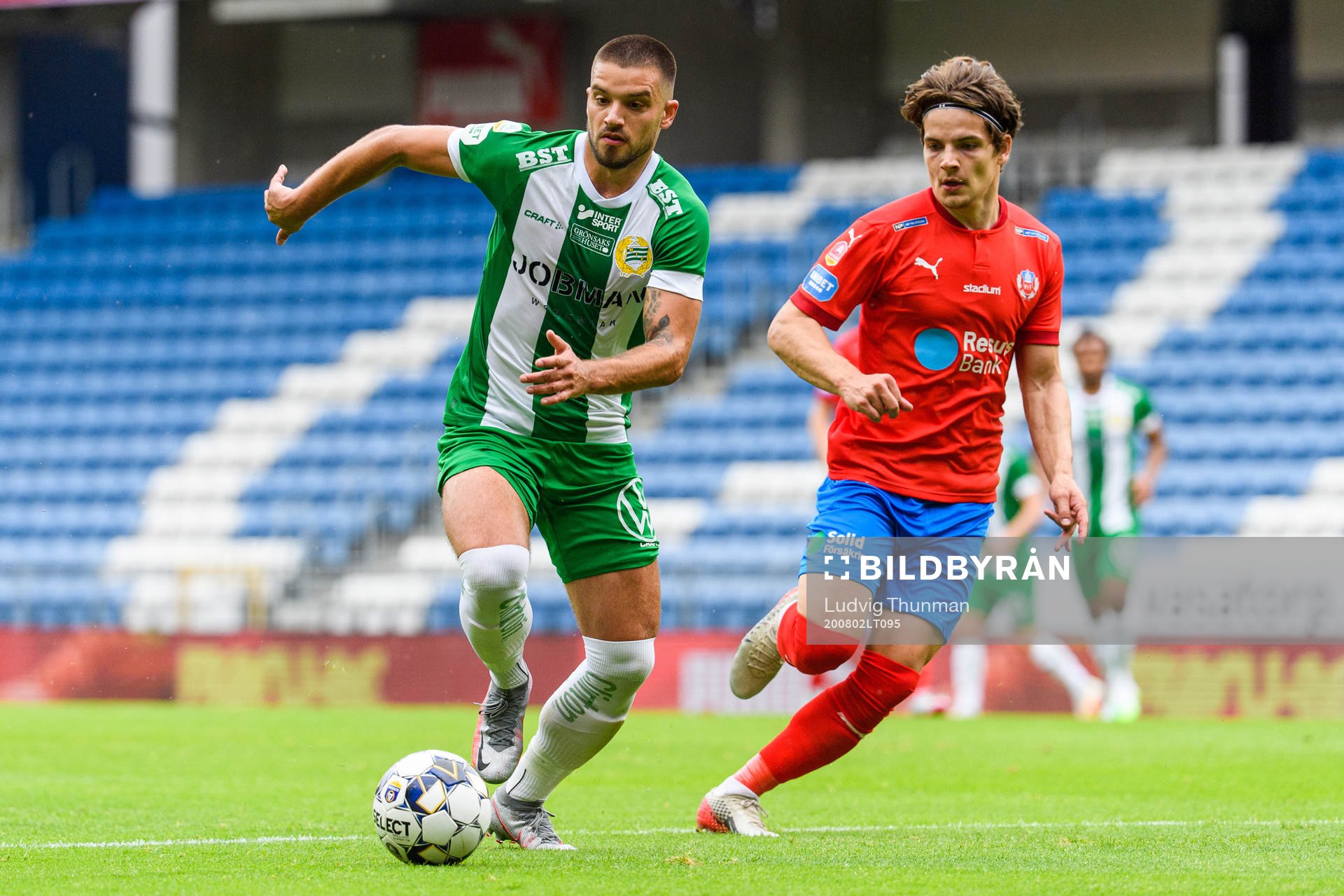 Hammarbys Vladimir Rodic och Helsingborgs Brandur