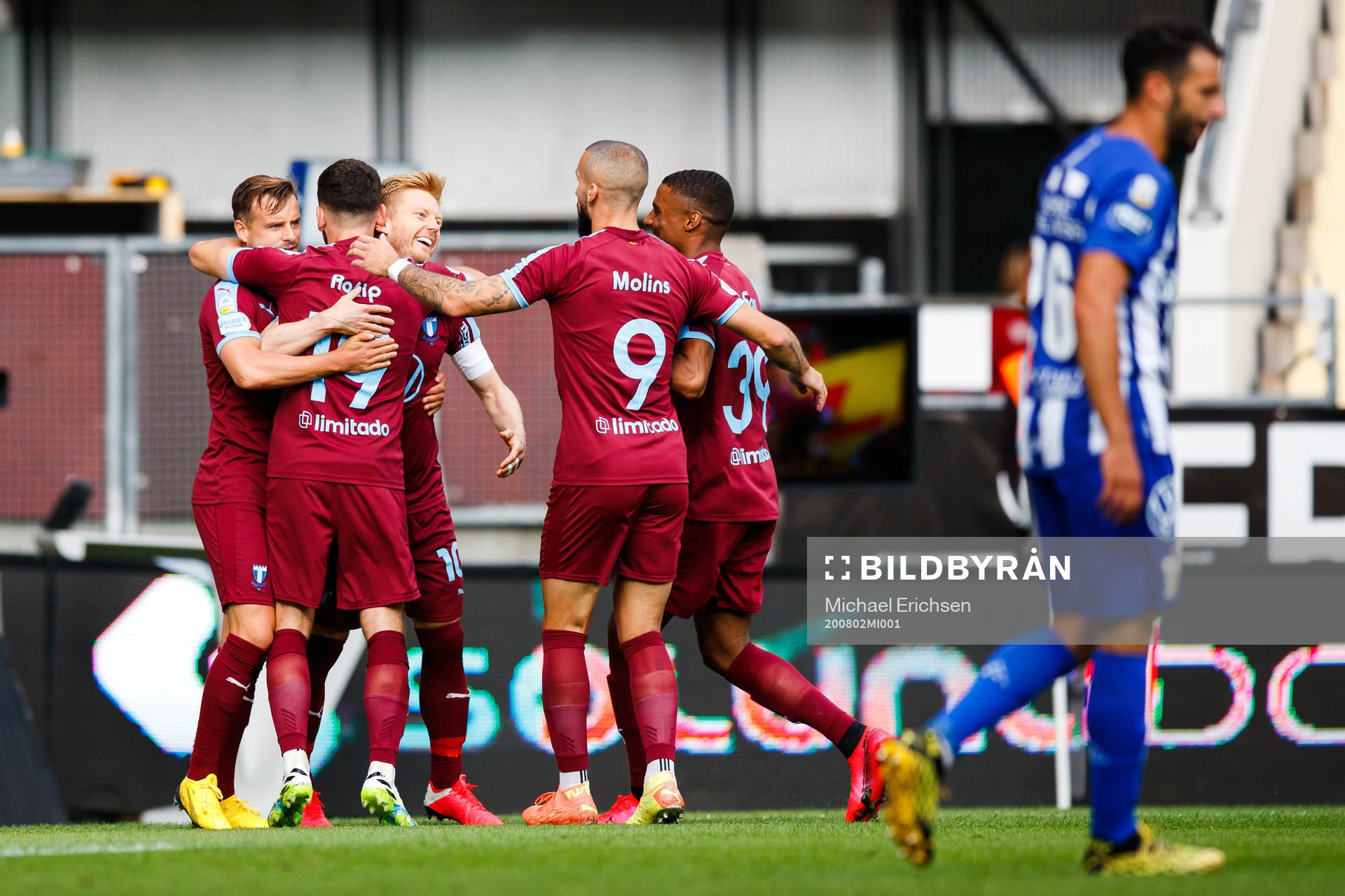 Malmö FFs Anders Christiansen jublar
