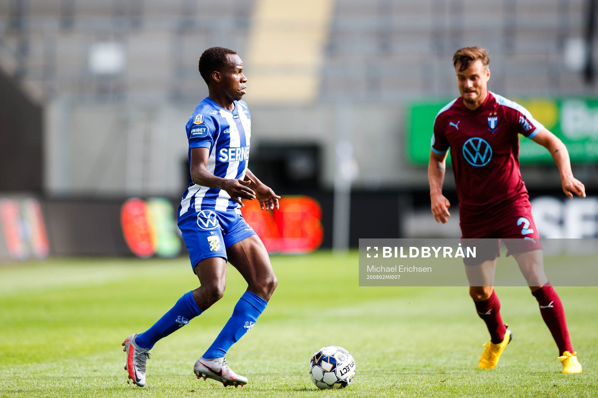 IFK Göteborgs Alhassan Yusuf Abdullahi och Malmö FFs Eric