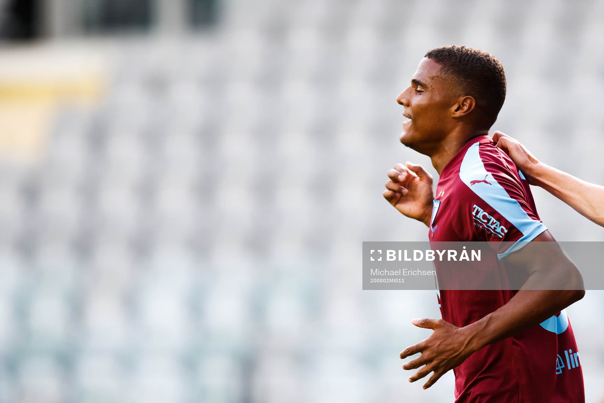 Malmö FFs Amin Sarr jublar