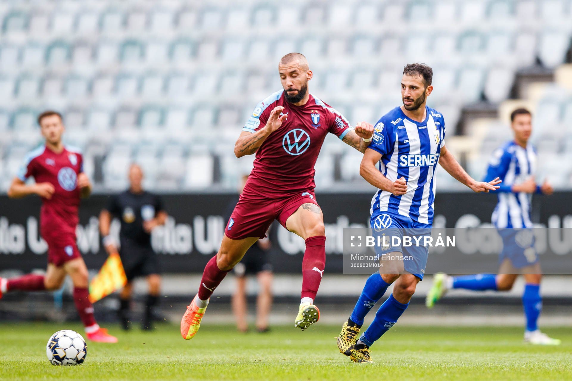 Malmö FFs Guillermo Molins och IFK Göteborgs André