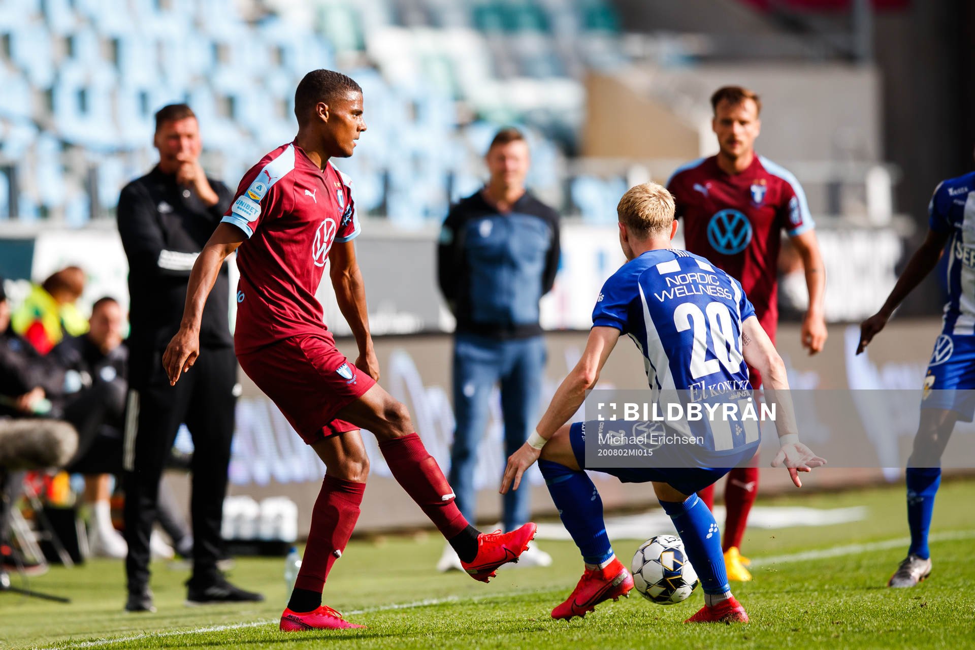Malmö FFs Amin Sarr och IFK Göteborgs Victor Wernersson