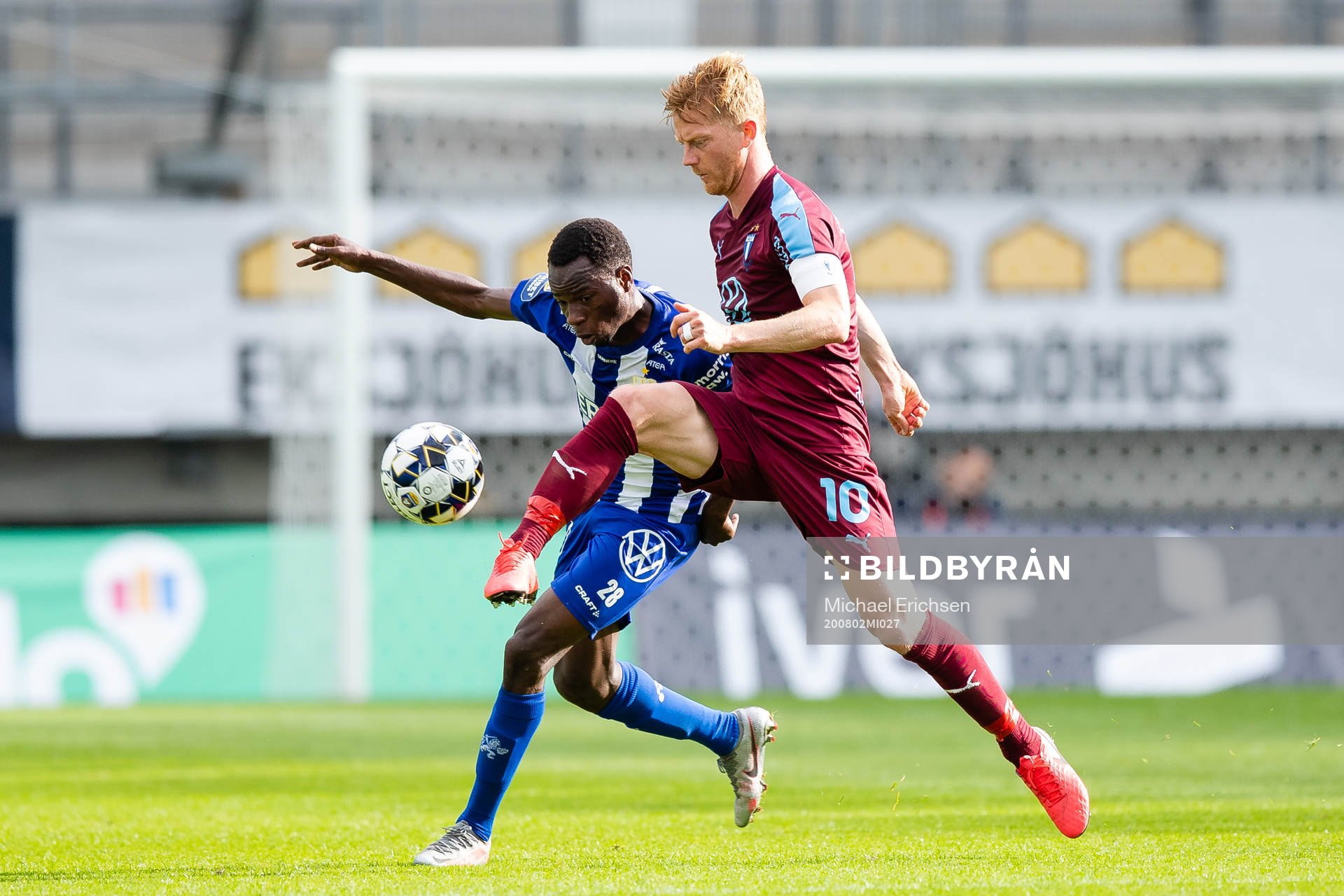 IFK Göteborgs Alhassan Yusuf Abdullahi och Malmö FFs