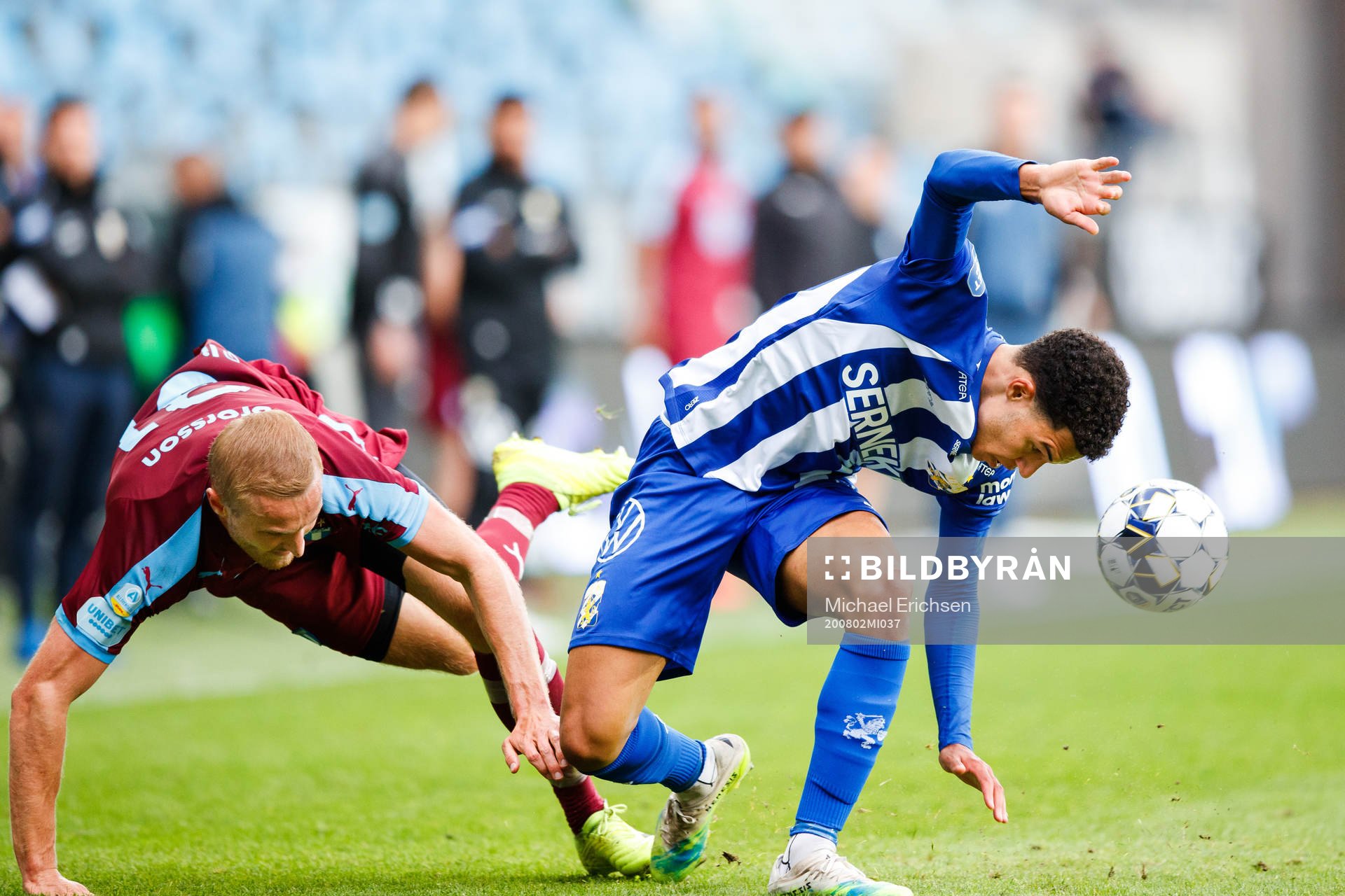 Malmö FFs Franz Brorsson och IFK Göteborgs Alexander