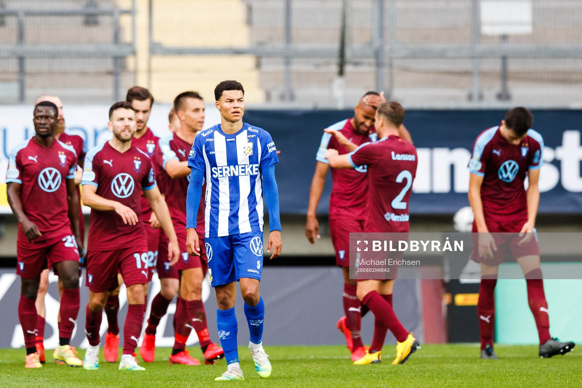 IFK Göteborgs Alexander Jallow deppar