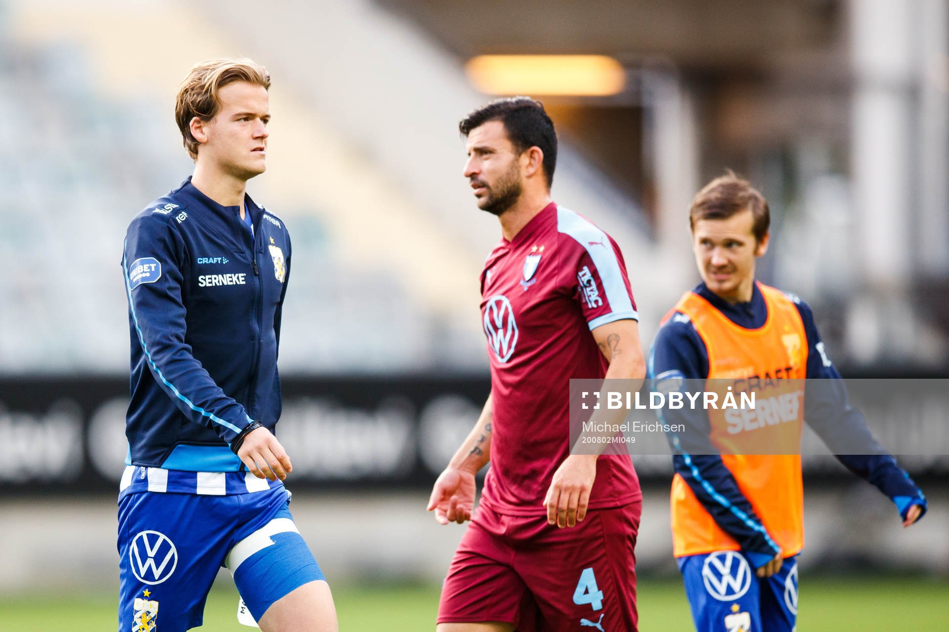 IFK Göteborgs August Erlingmark och Malmö FFs Behrang