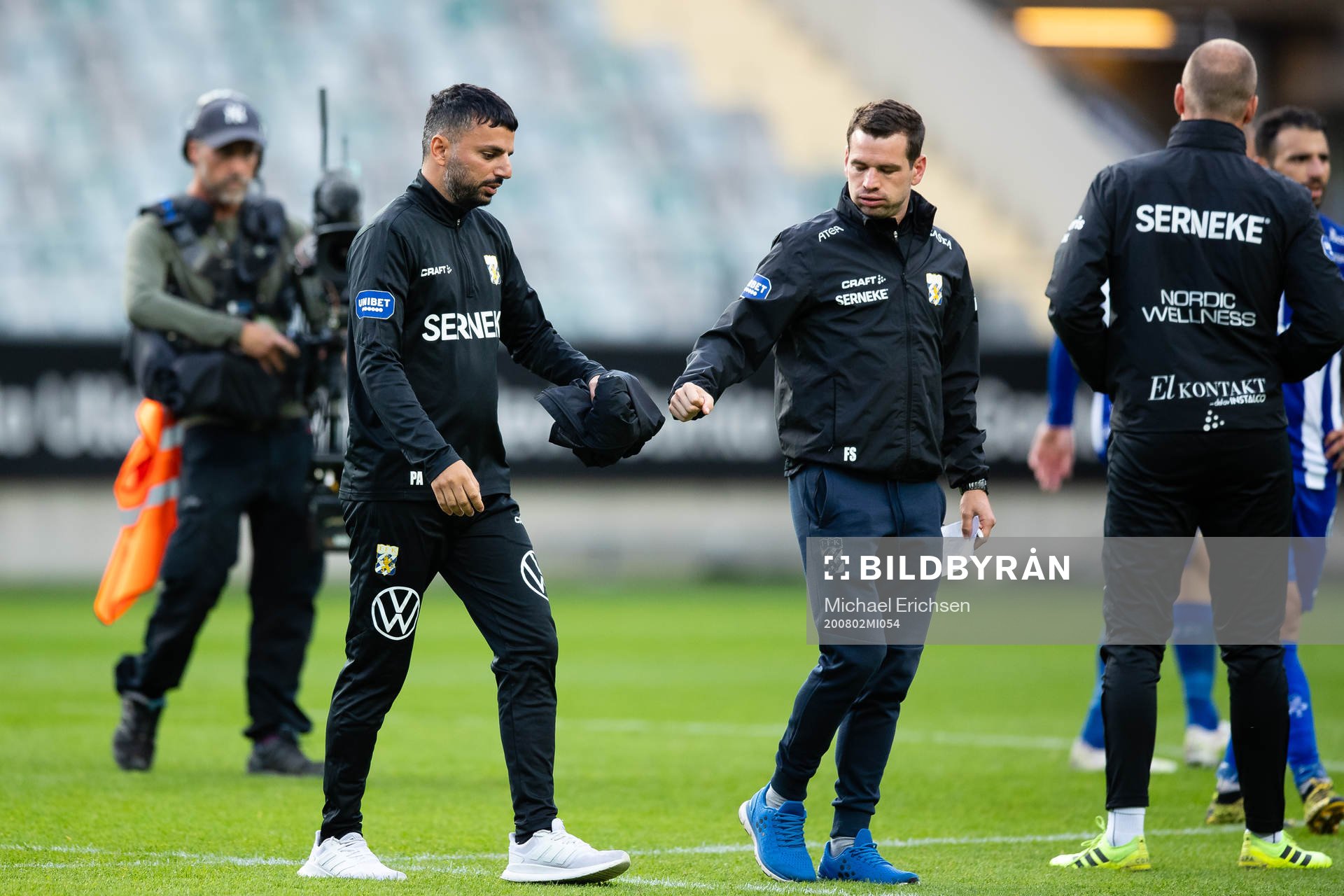 IFK Göteborgs tränare Poya Asbaghi och assisterande