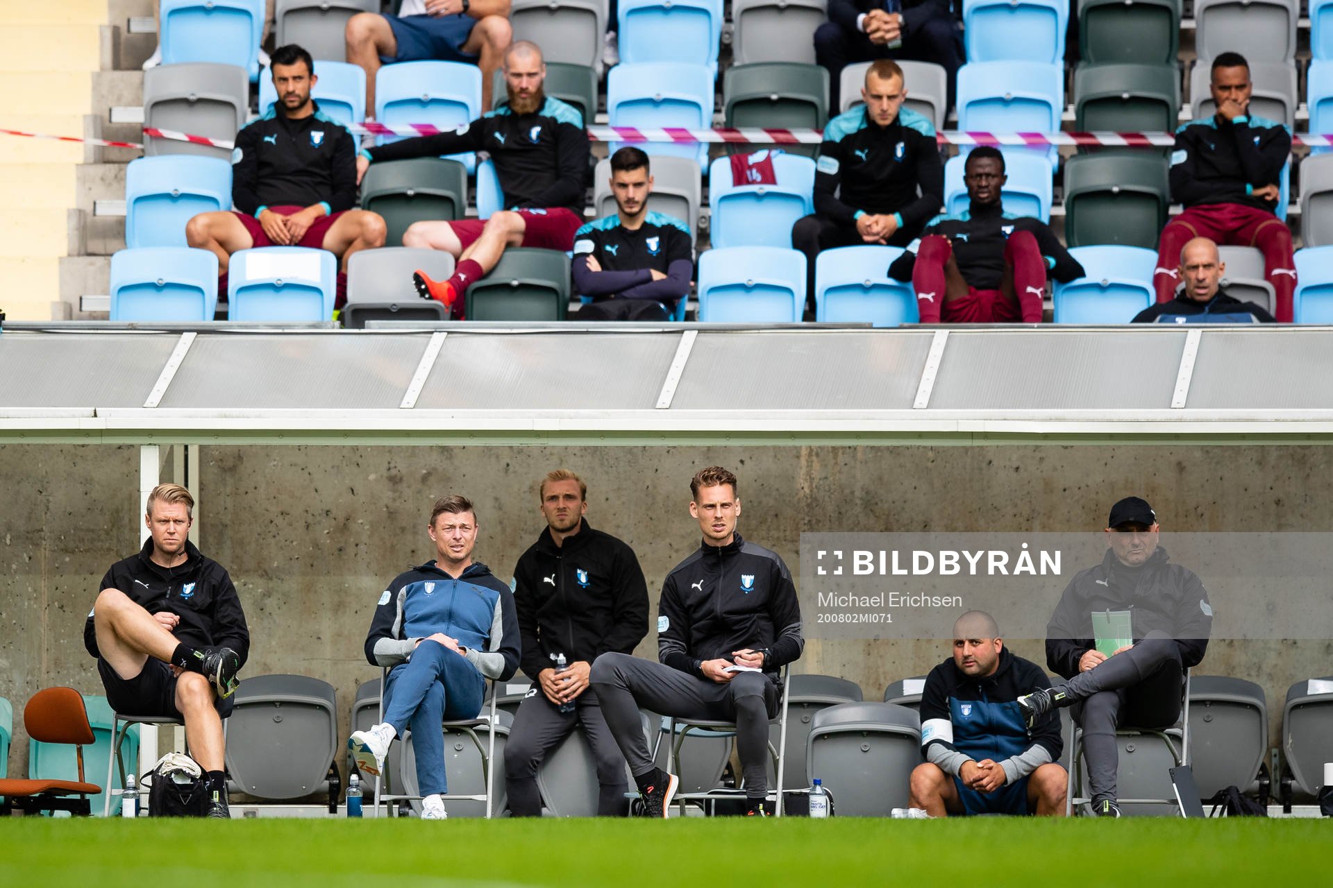 Malmö FFs bänk