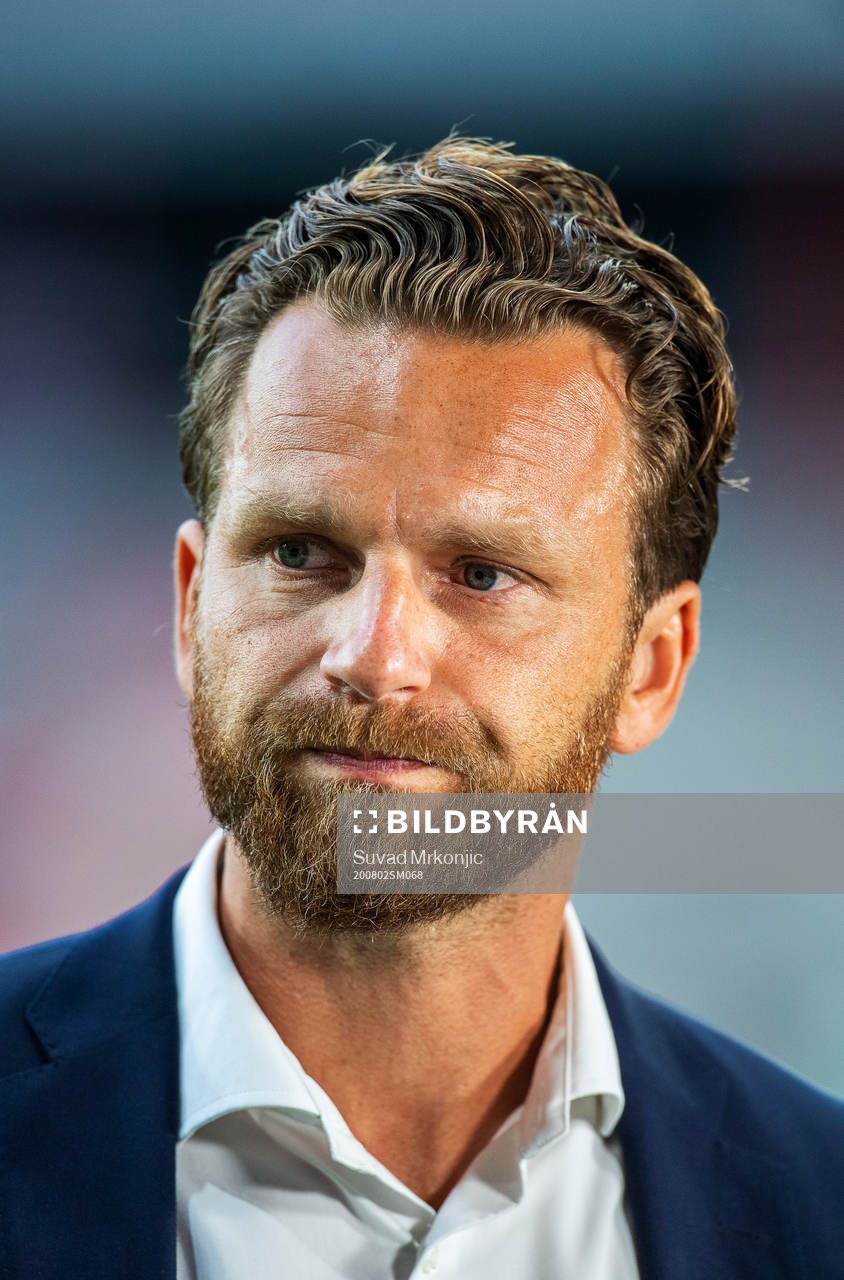 AIK:s tränare Bartosz Grzelak efter fotbollsmatchen i Allsvenskan mellan Kalmar och AIK den 2 augusti 2020 i Kalmar.