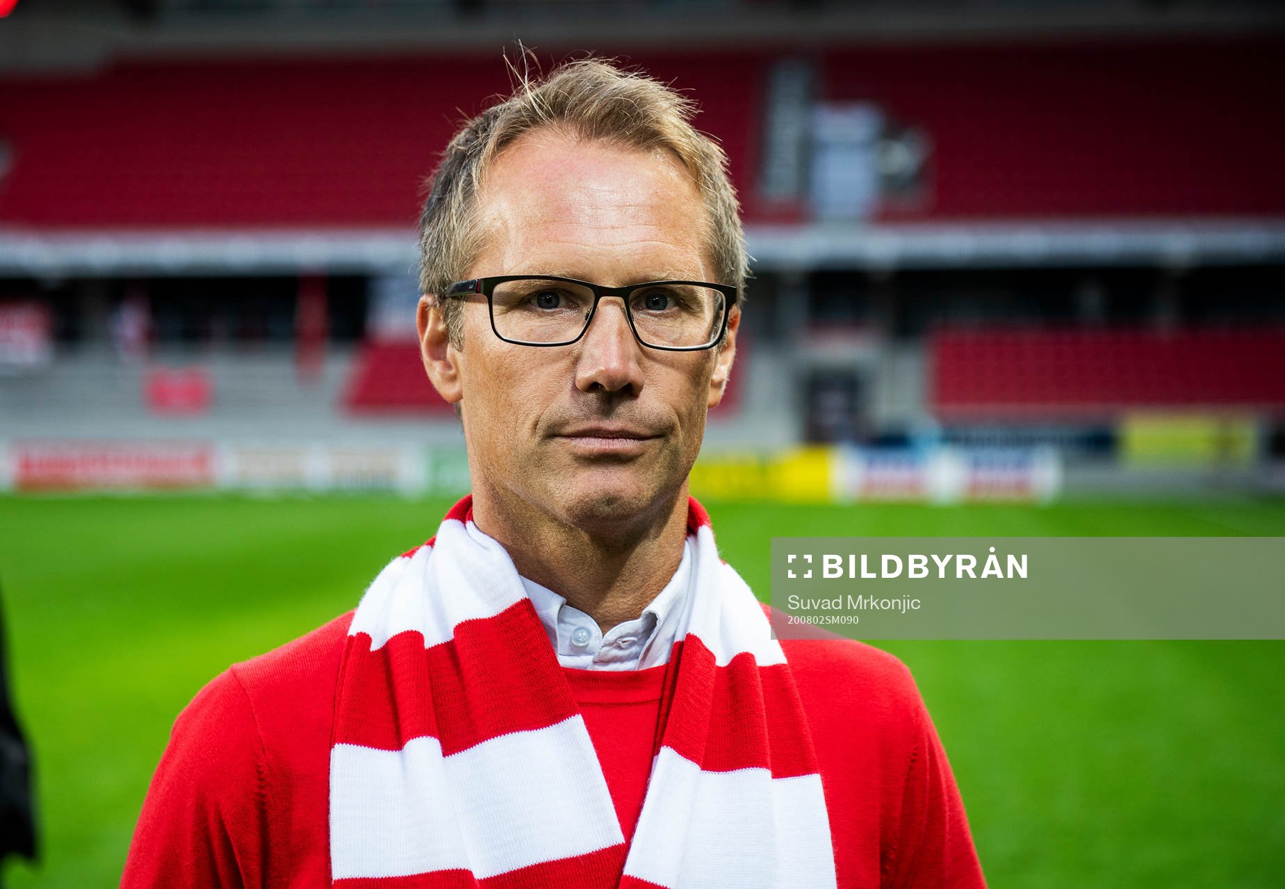 Markus Rosenlund, Kalmars klubbchef, under fotbollsmatchen i Allsvenskan mellan Kalmar och AIK den 2 augusti 2020 i Kalmar.
