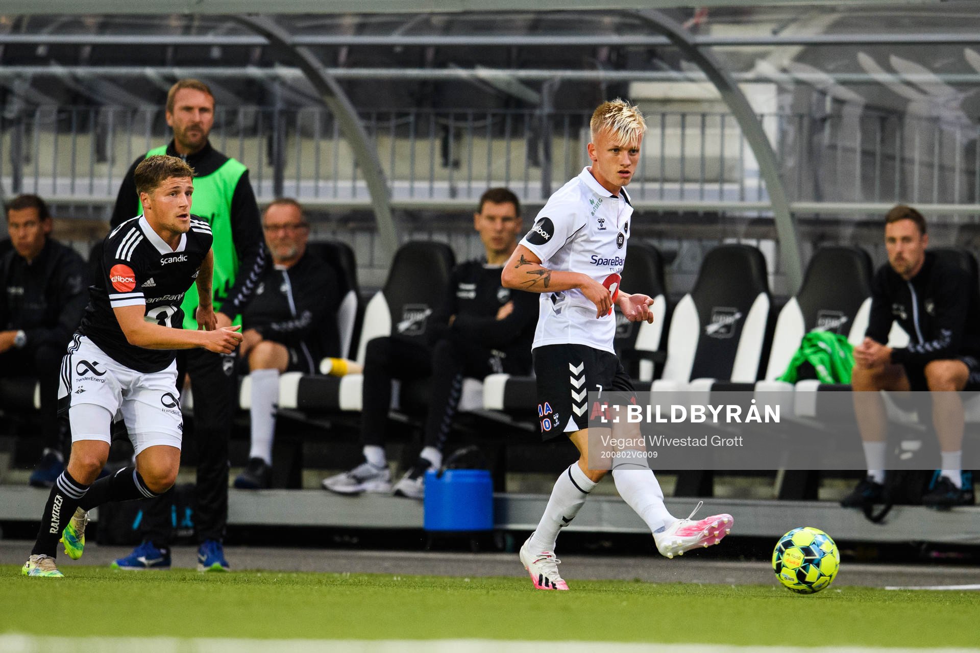 Carlo Holse of Rosenborg and Kasper Lunding Jakobsen of Odd