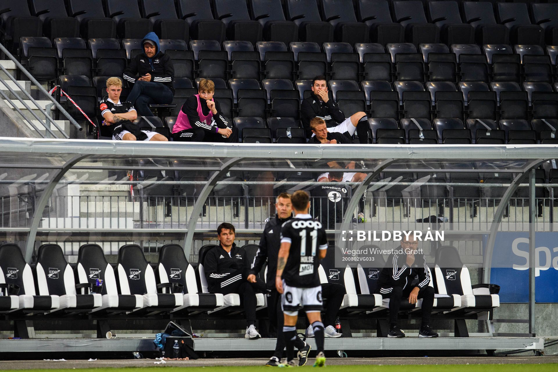 Pål André Helland of Rosenborg looks dejected