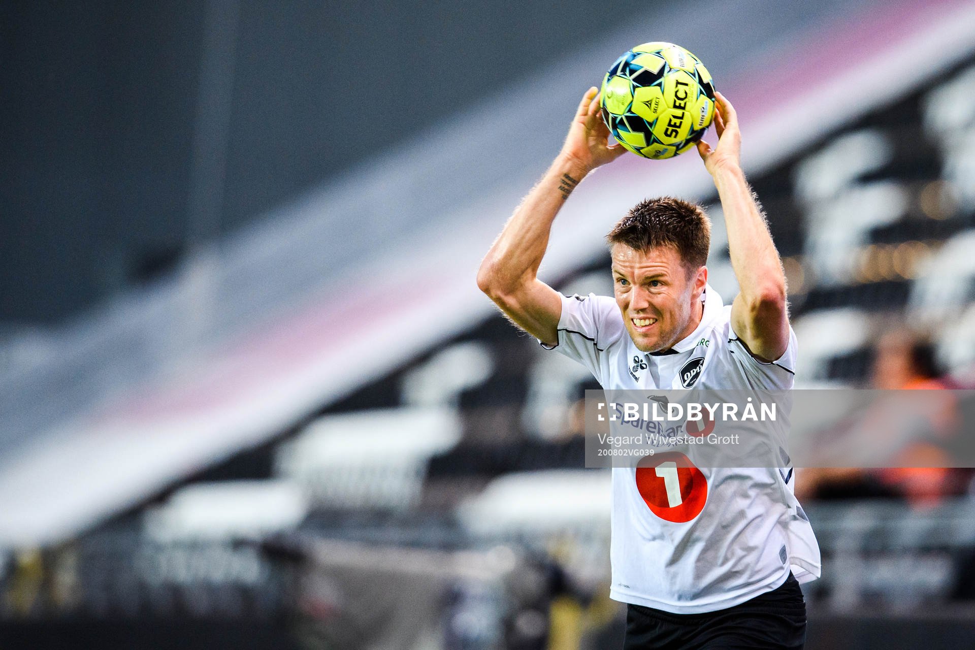 Espen Ruud of Odd during the Eliteserien football match between Odd and Rosenborg on August 2, 2020 in Skien.