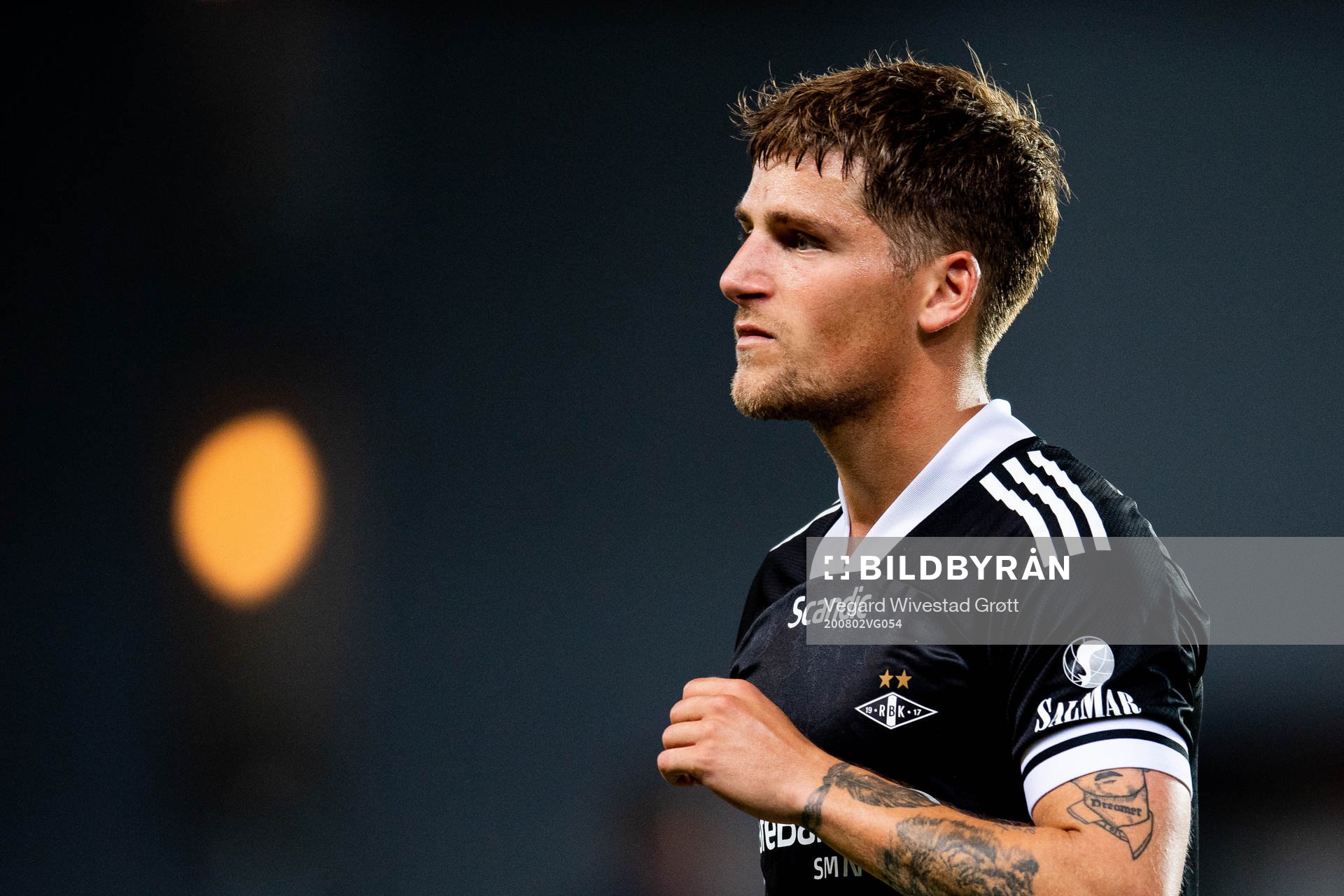 Elbasan Rashani of Rosenborg looks dejected