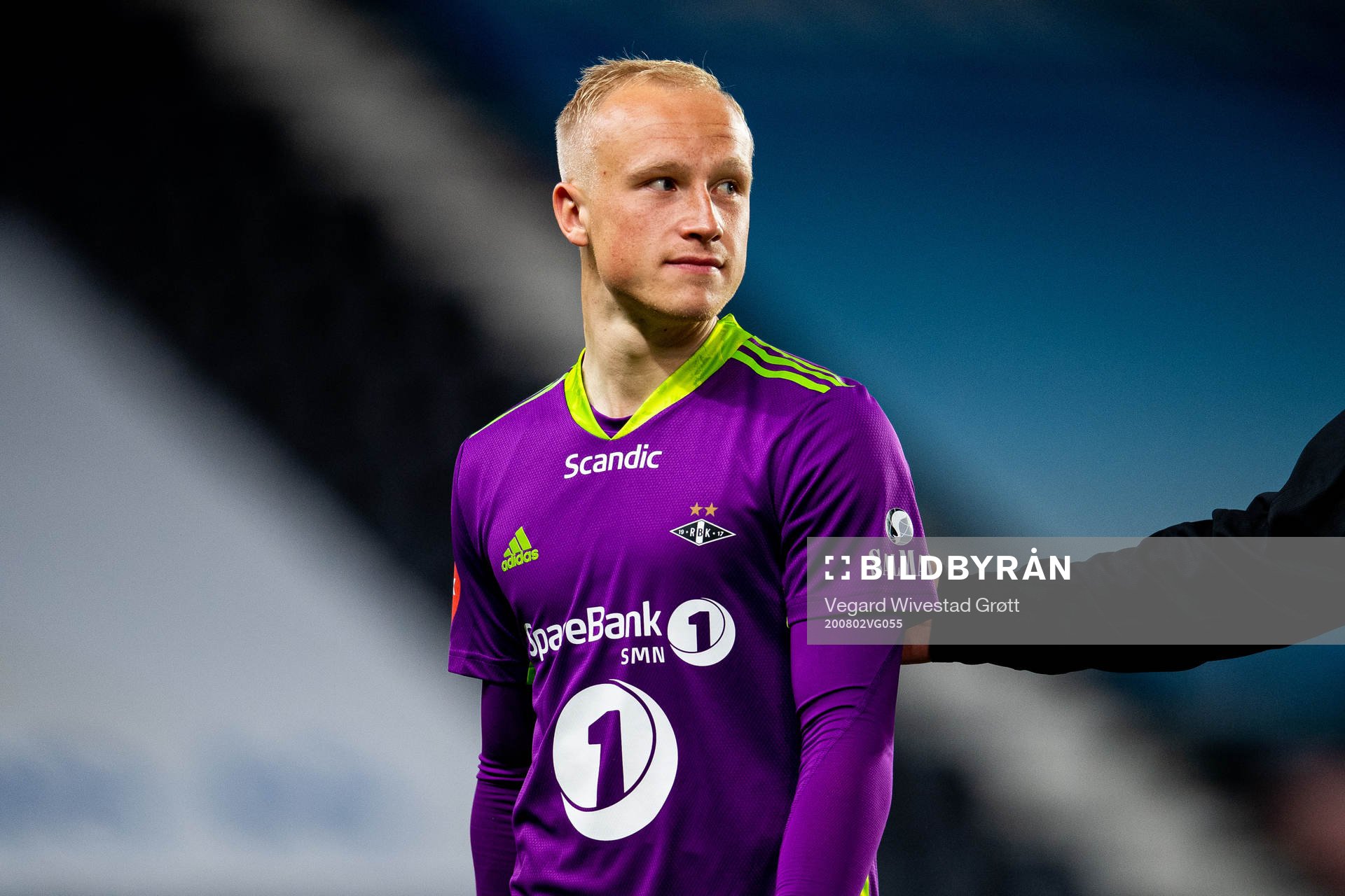Goalkeeper Julian Faye Lund of Rosenborg