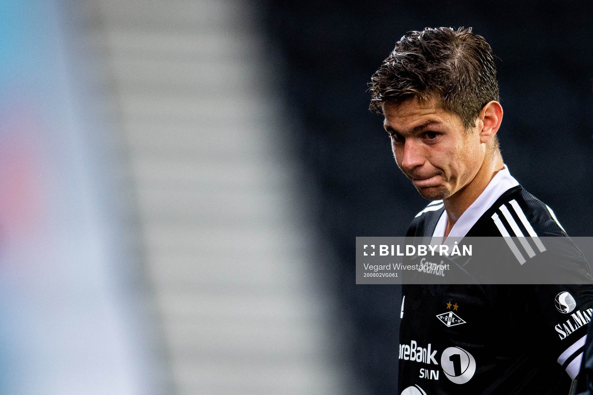 Torgeir Børven of Rosenborg looks dejected