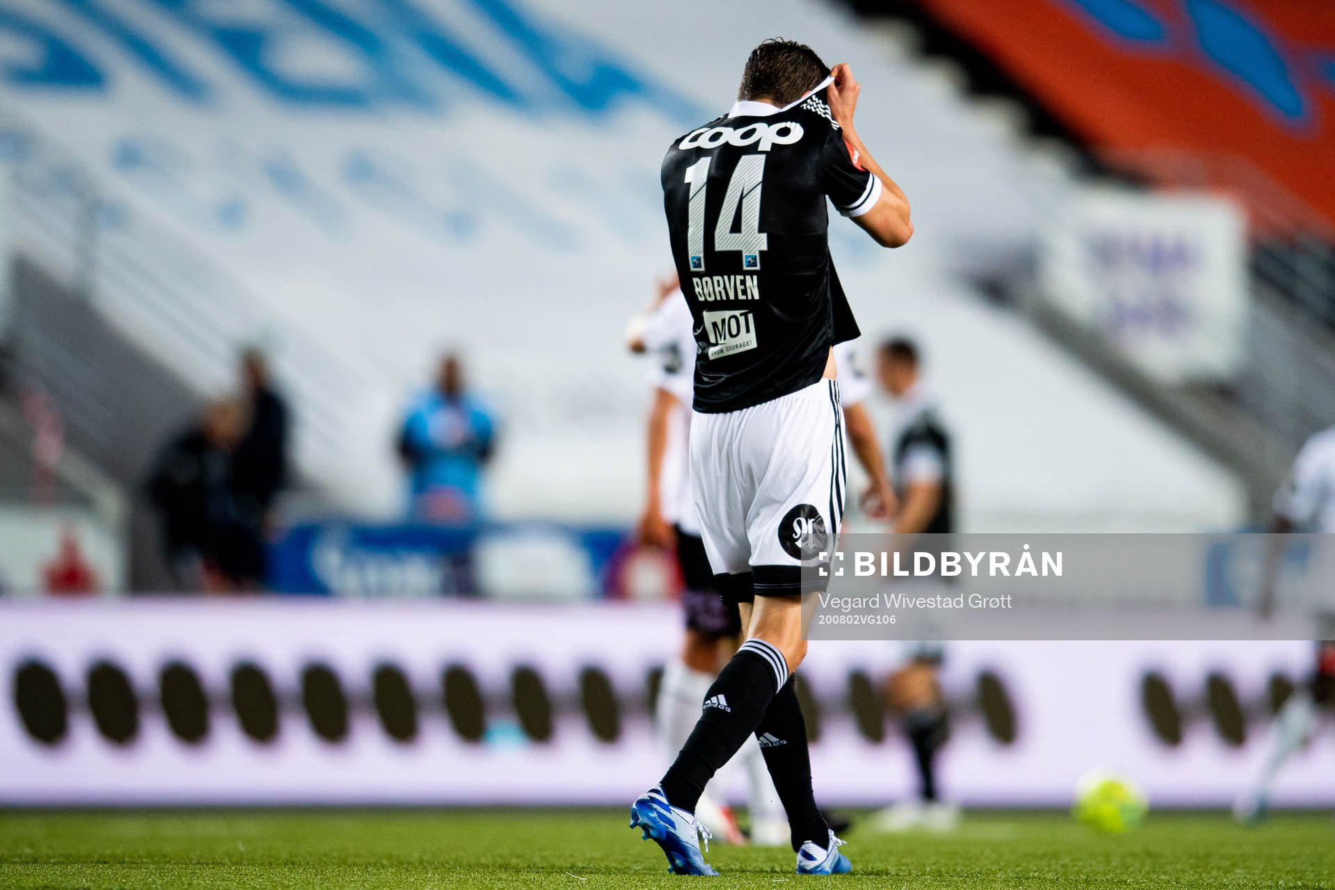 Torgeir Børven of Rosenborg looks dejected