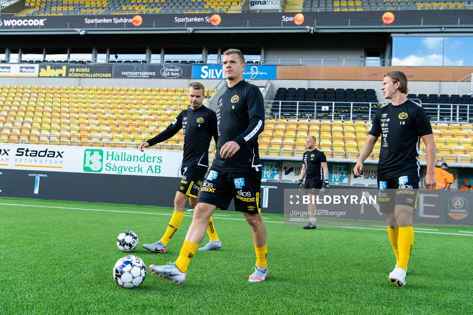 Elfsborgs Samuel Holmén, Gustav Henriksson och Simon