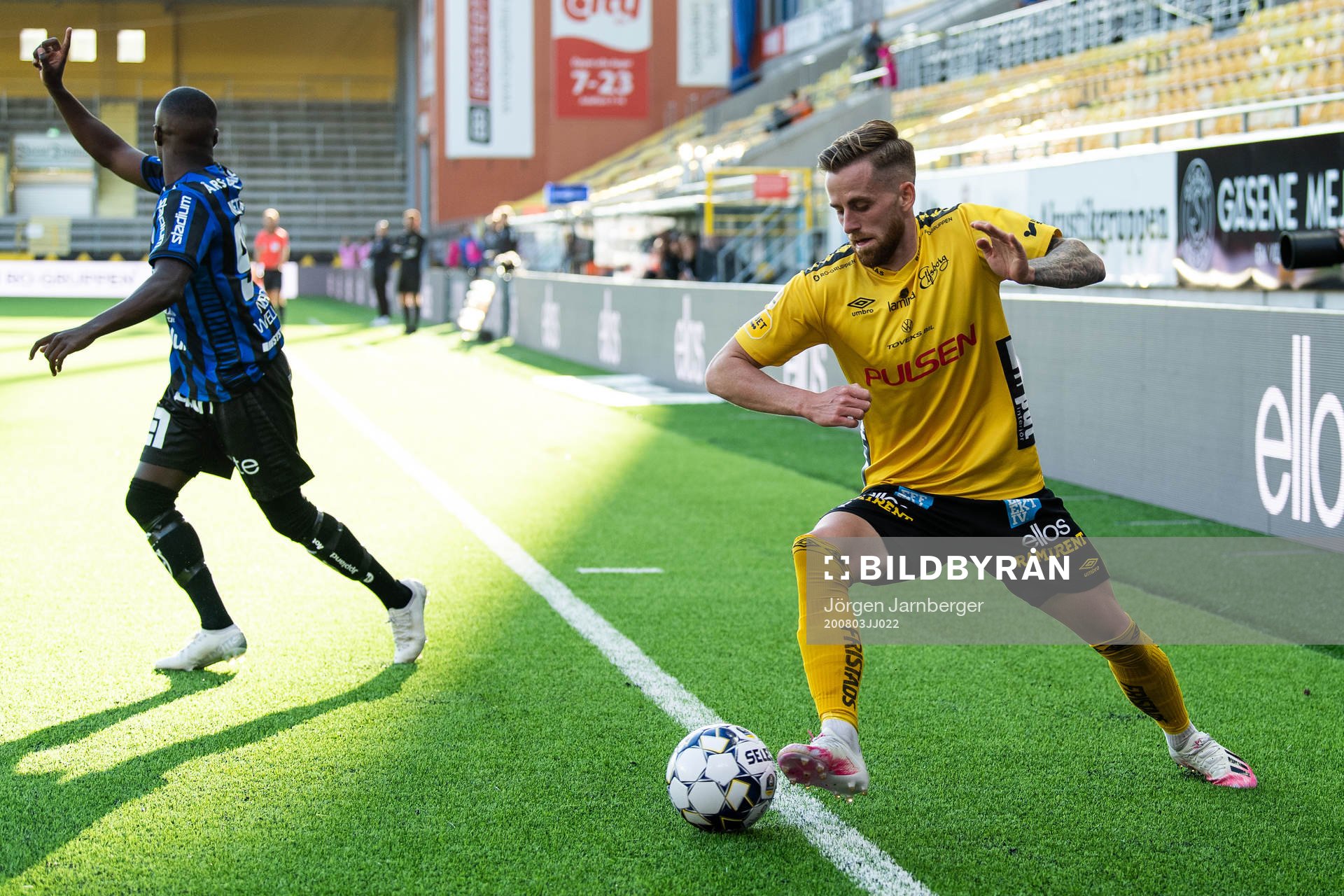 Elfsborgs Rasmus Alm och Sirius Nahom Girmai Netabay