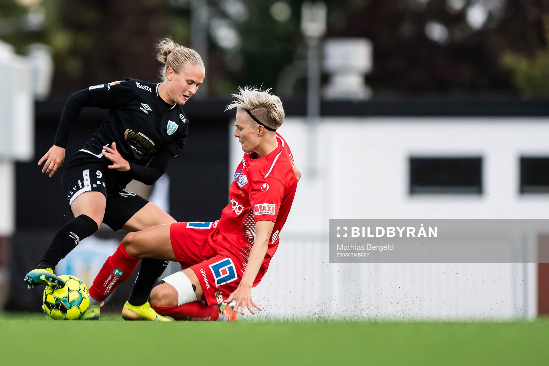 Göteborgs Filippa Curmark och Linköpings Lina Hurtig