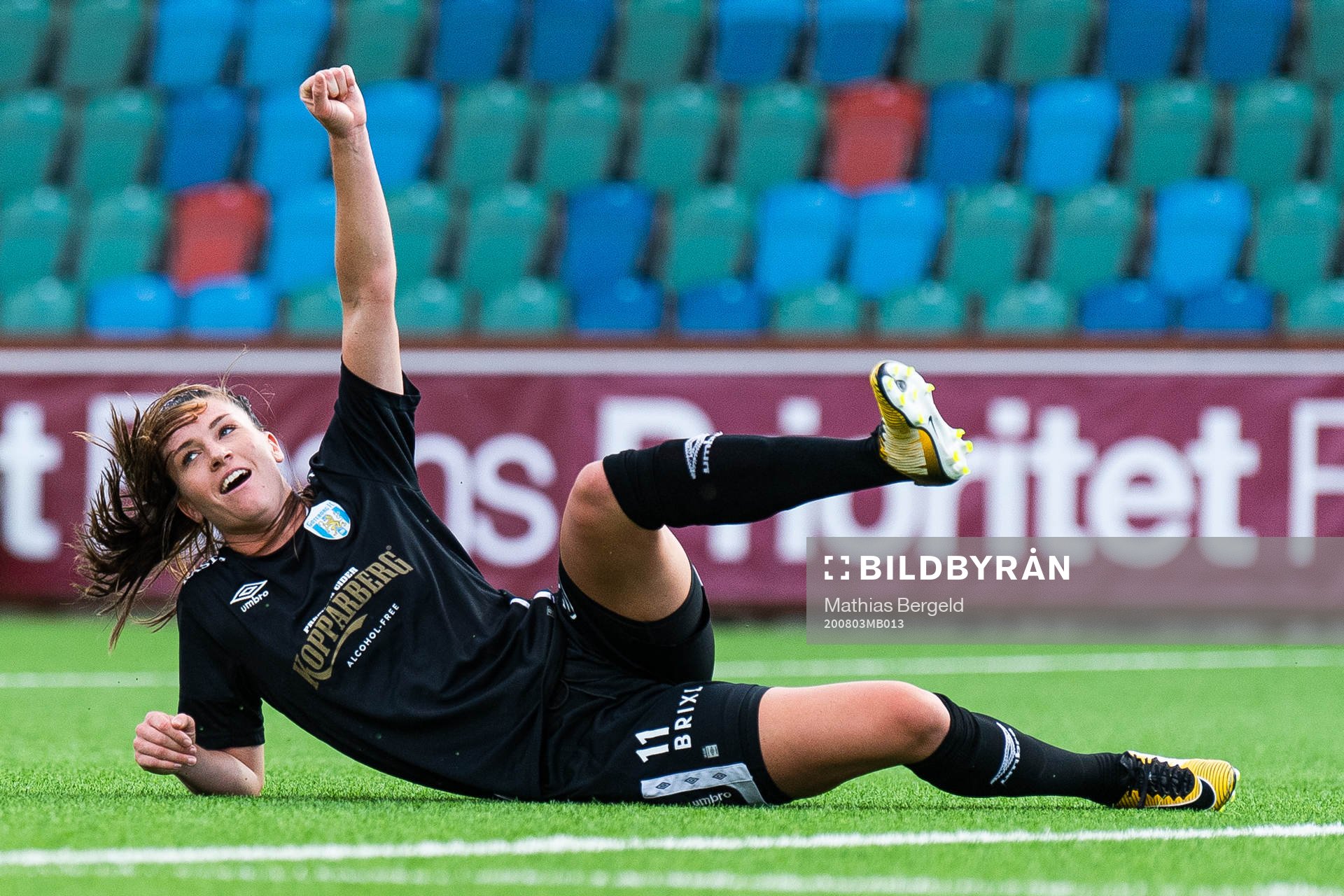 Göteborgs Pauline Hammarlund jublar