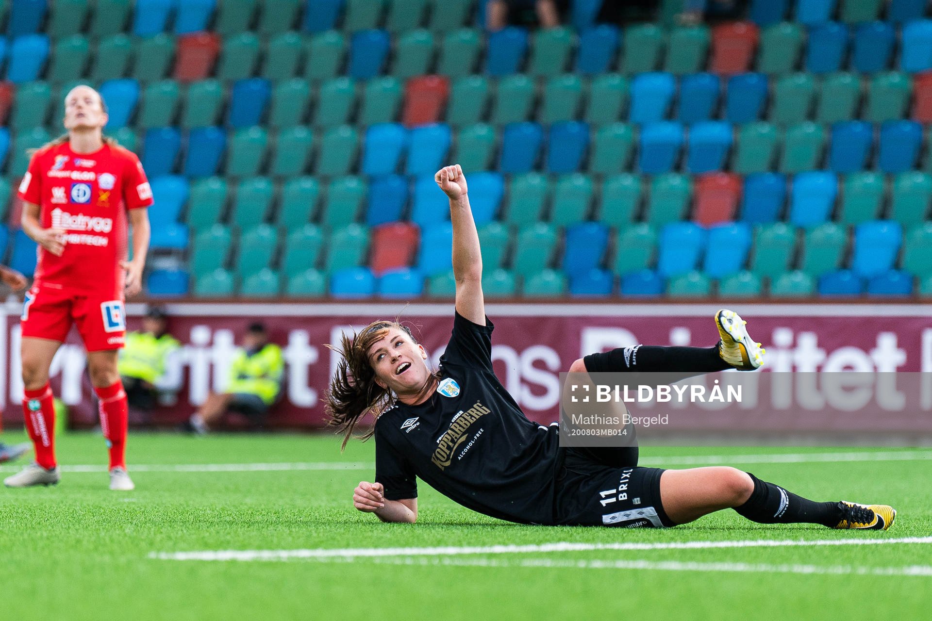 Göteborgs Pauline Hammarlund jublar