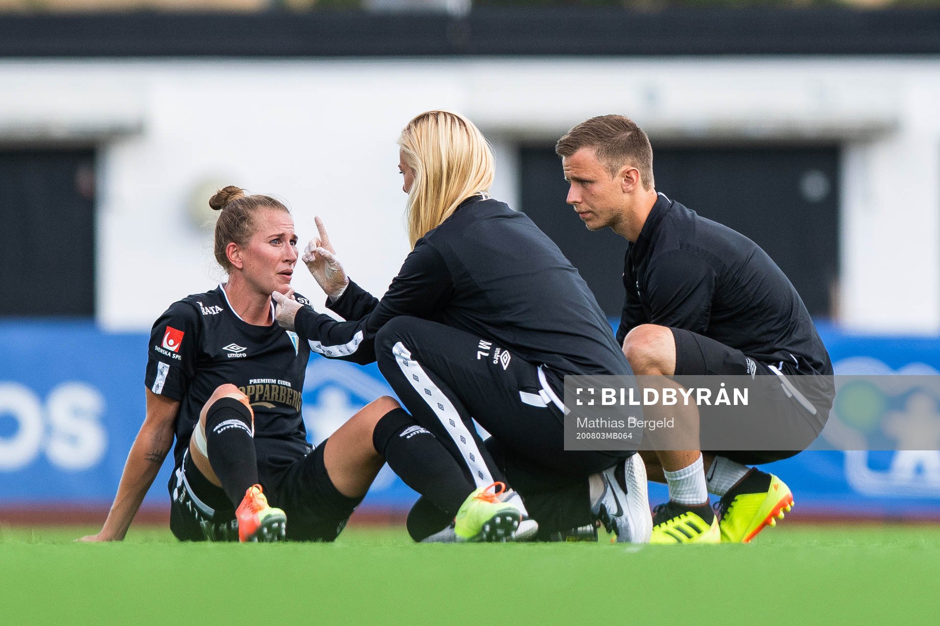 Göteborgs Emma Berglund undersöks