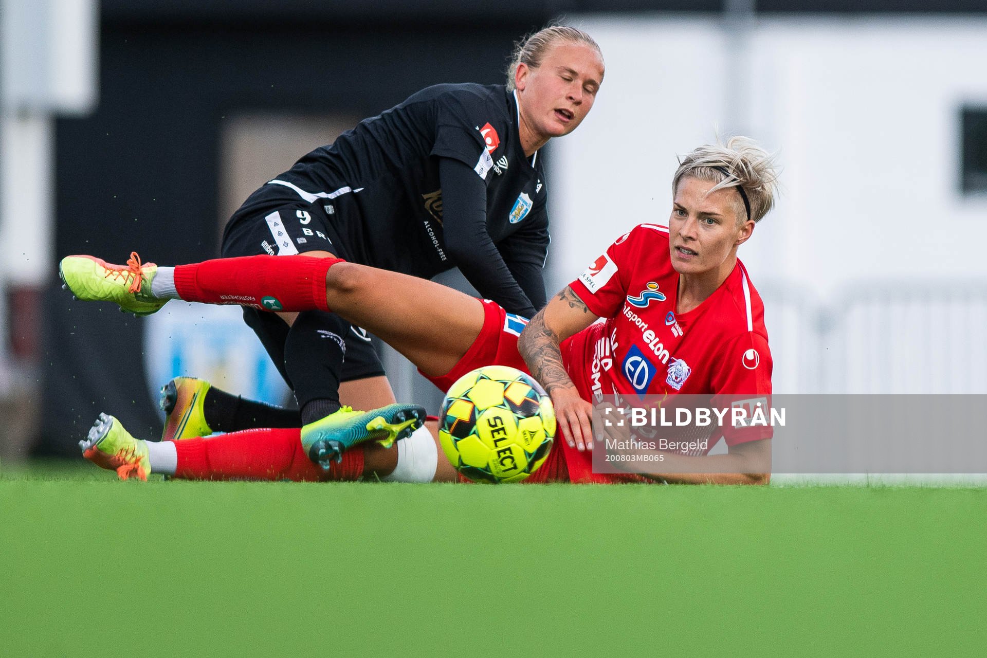 Göteborgs Filippa Curmark och Linköpings Lina Hurtig