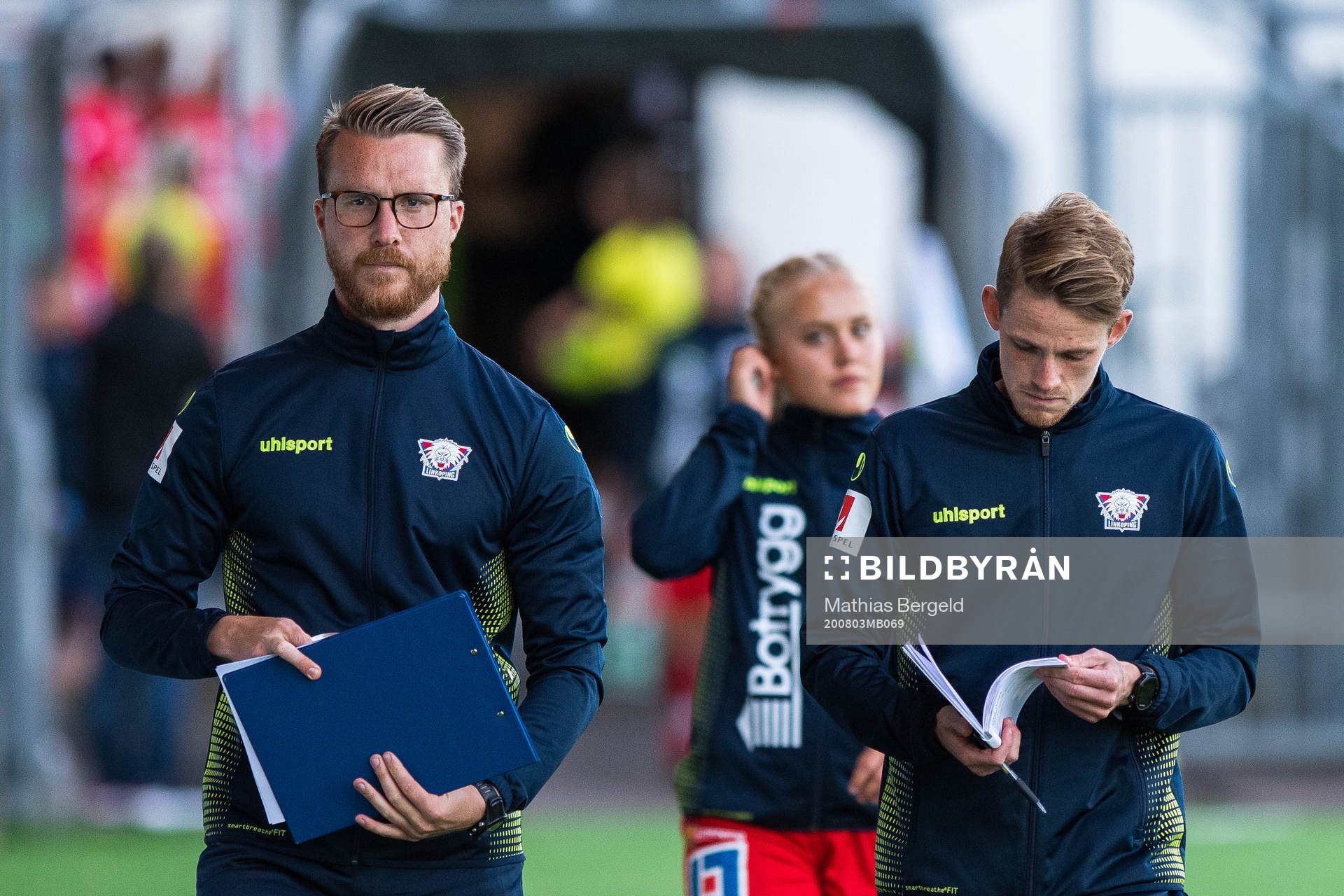 Linköpings tränare Olof Unogård och tränare William