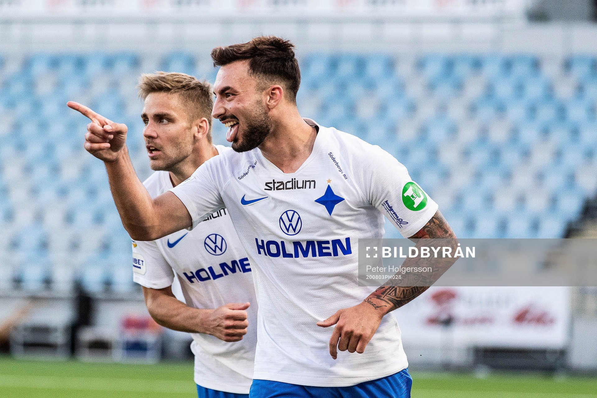 IFK Norrköpings Sead Haksabanovic jublar