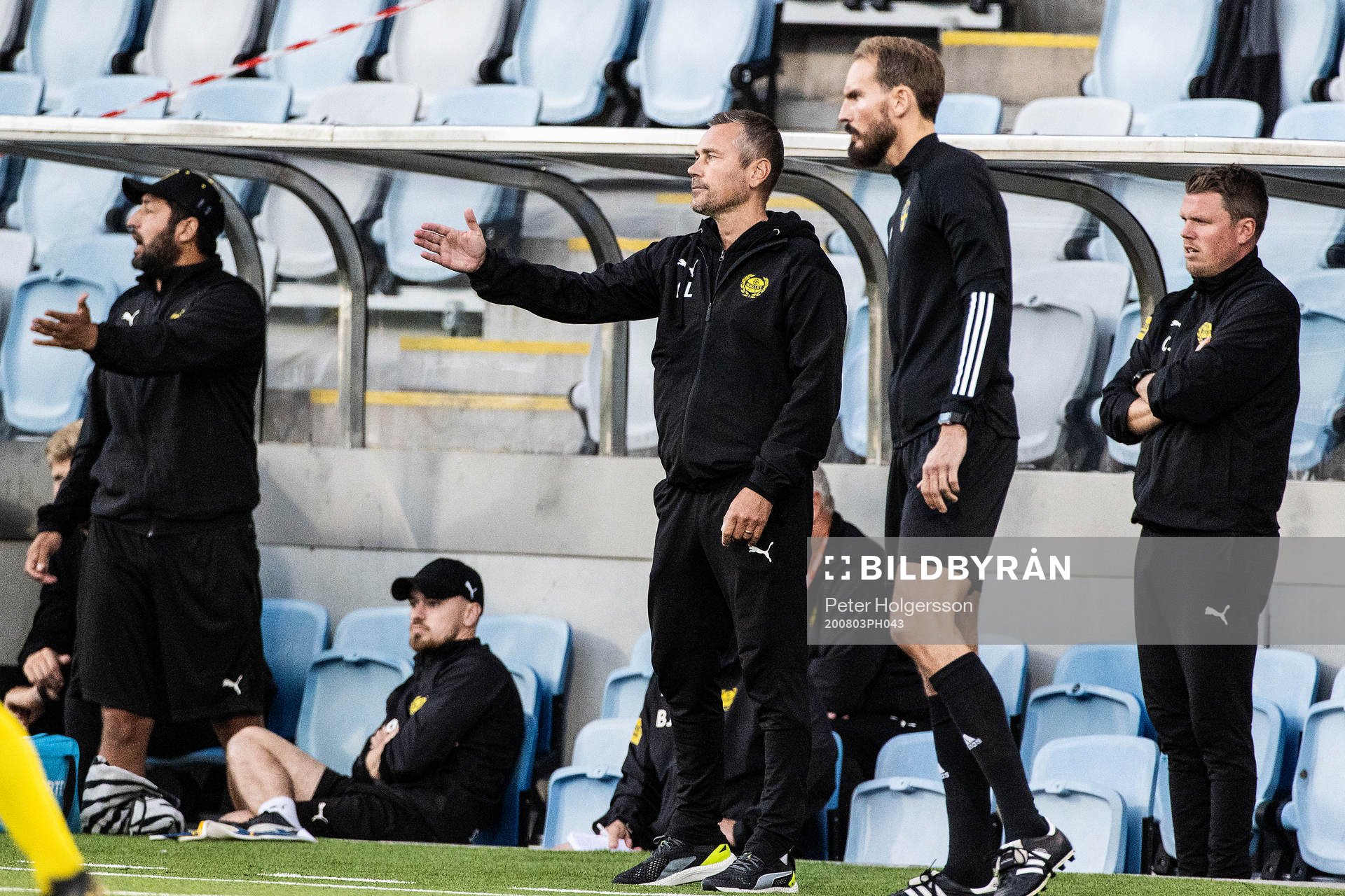Mjällbys tränare Marcus Lantz
