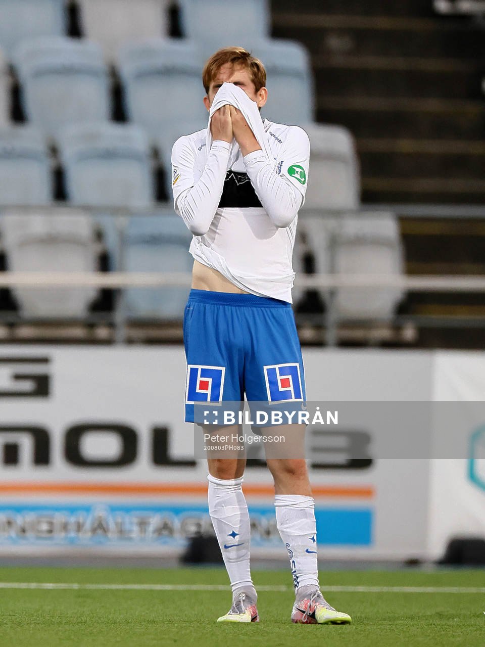 IFK Norrköpings Ísak Bergmann Jóhannesson deppar