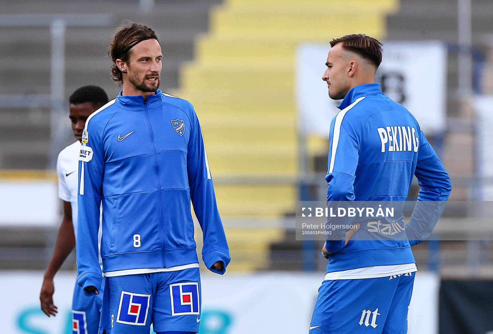 IFK Norrköpings Linus Hallenius och Henrik Castegren