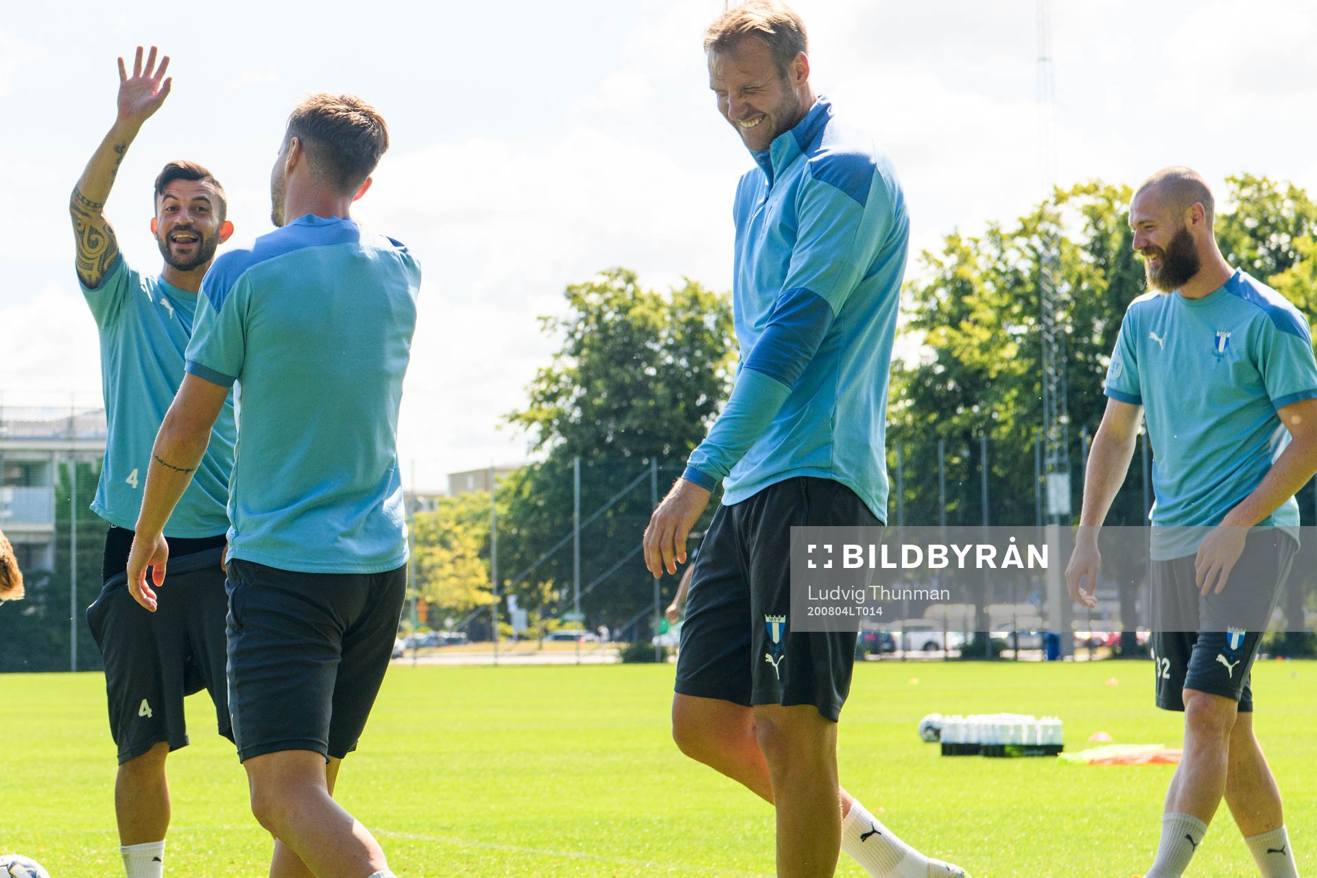 Behrang Safari, Eric Larsson, Ola Toivonen och Jo Inge