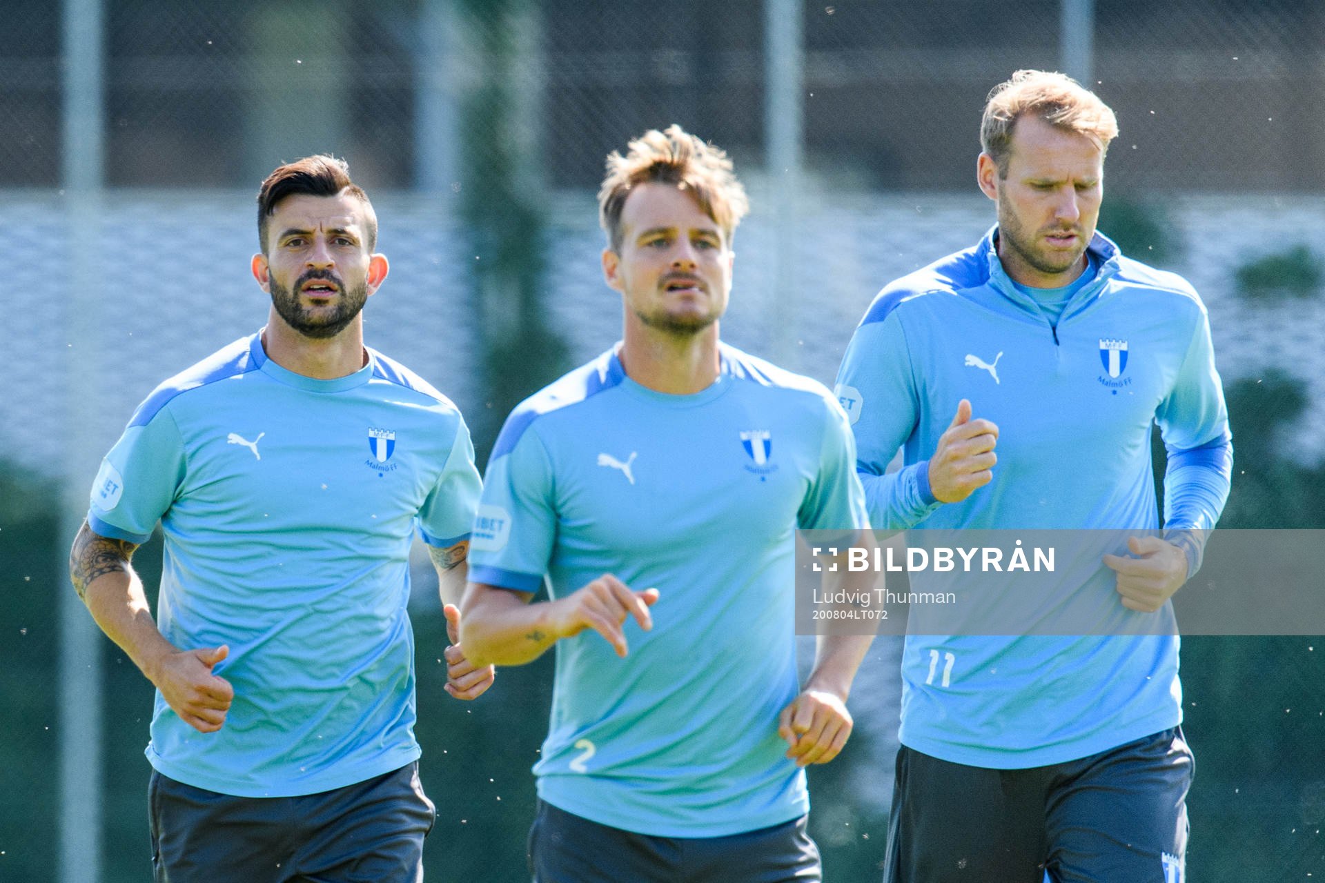Behrang Safari, Eric Larsson och Ola Toivonen