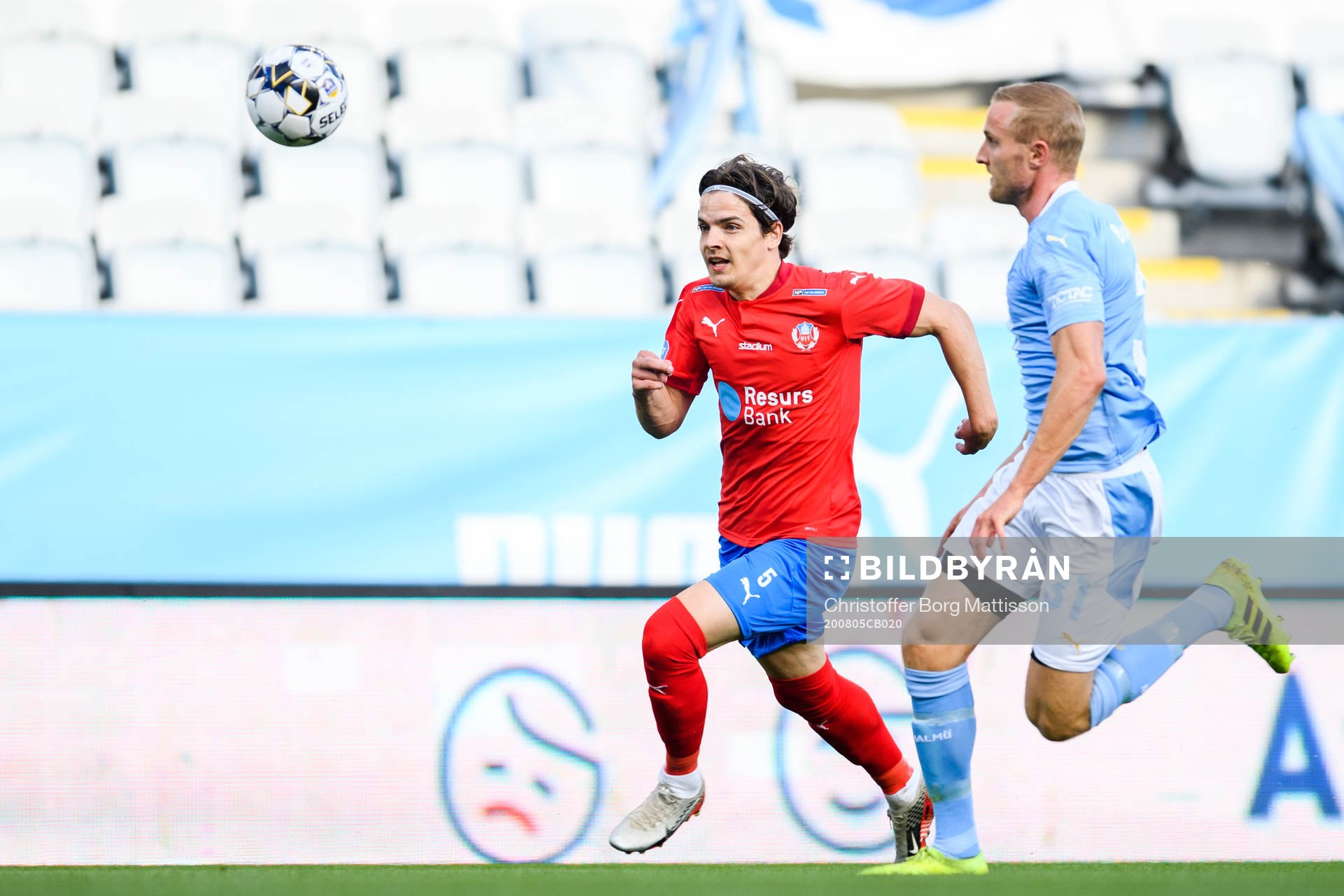 Helsingborgs Brandur Hendriksson och Malmö FFs Franz