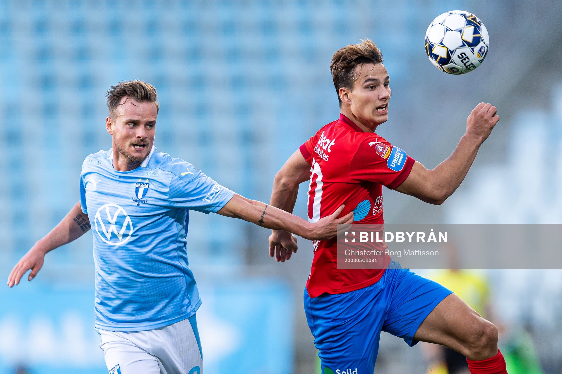 Malmö FFs Eric Larsson och Helsingborgs Assad Al Hamlawi