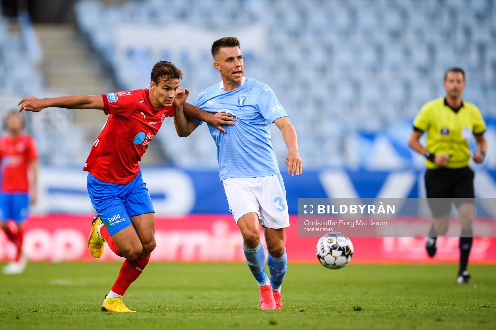 Helsingborgs Assad Al Hamlawi och Malmö FFs Jonas Knudsen
