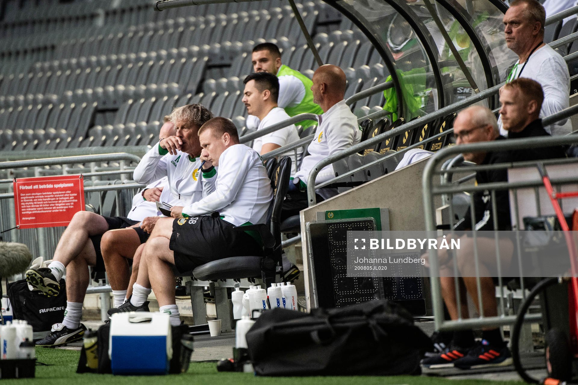 Hammarbys tränare Stefan Billborn