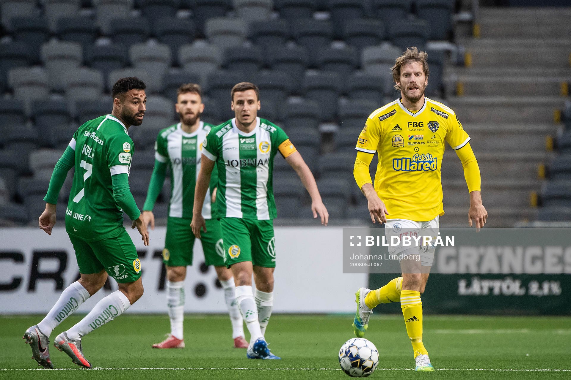 Hammarbys Imad Khalili och Falkenbergs Karl Söderström