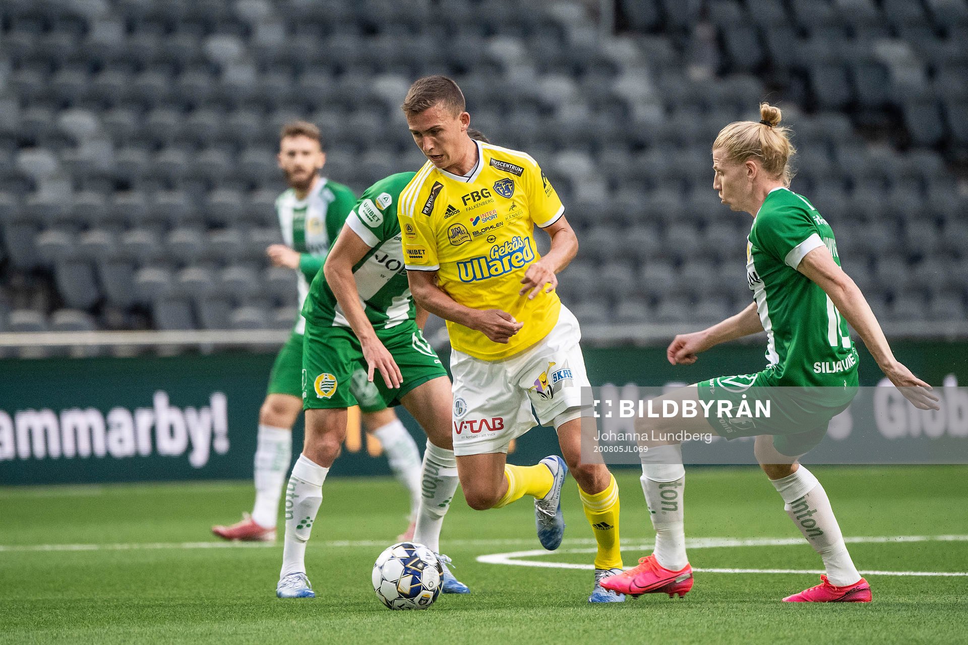 Falkenbergs Sander van Looy och Hammarbys Gustav Ludwigson