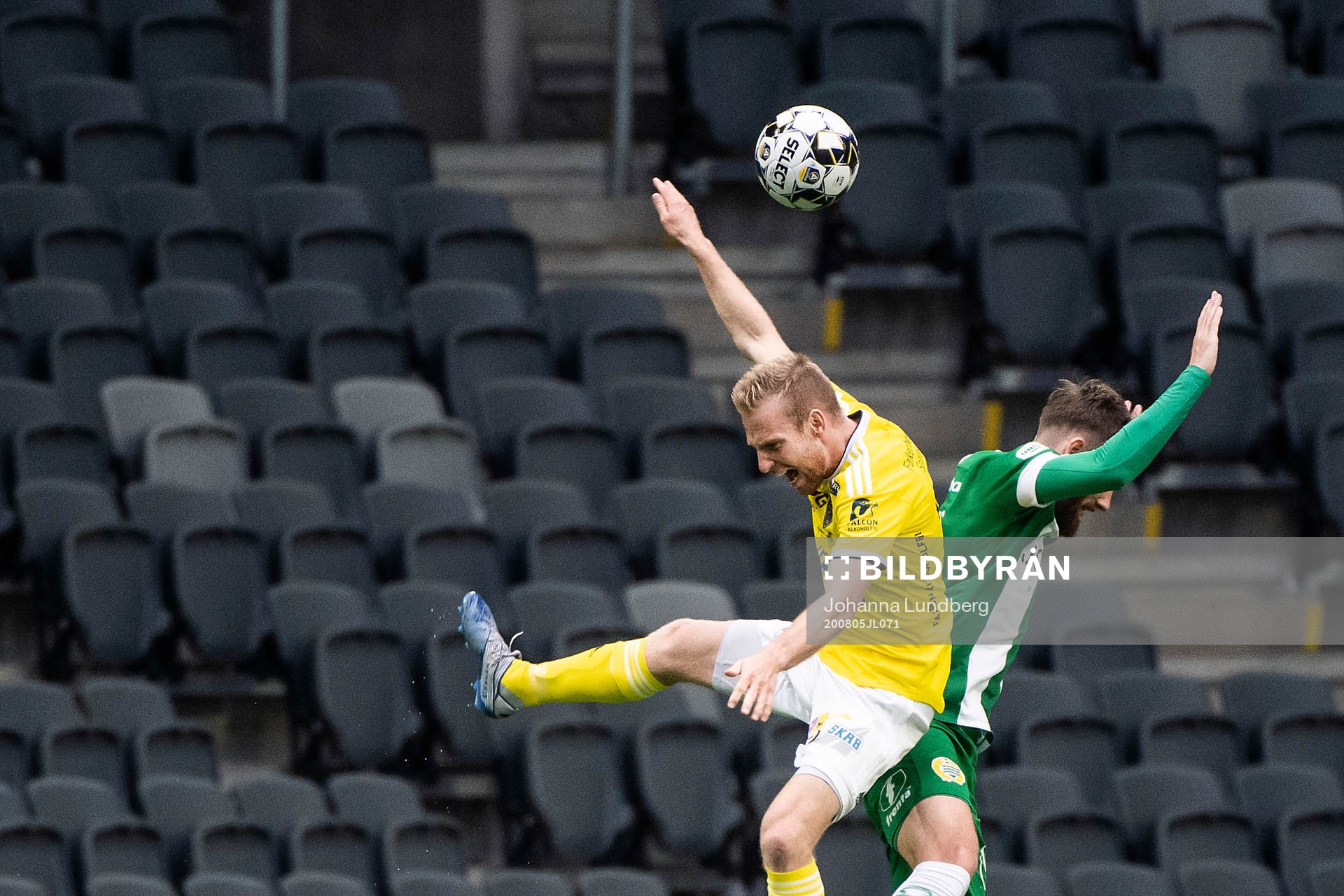 Falkenbergs Tobias Englund och Hammarbys Simon Sandberg
