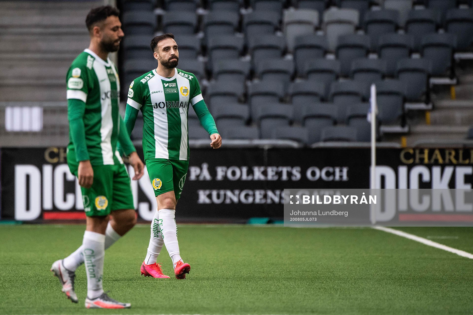 Hammarbys Abdul Khalili och Imad Khalili deppar