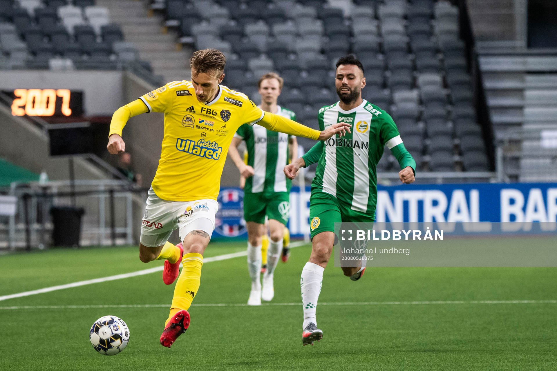 Falkenbergs Tobias Karlsson och Hammarbys Imad Khalili