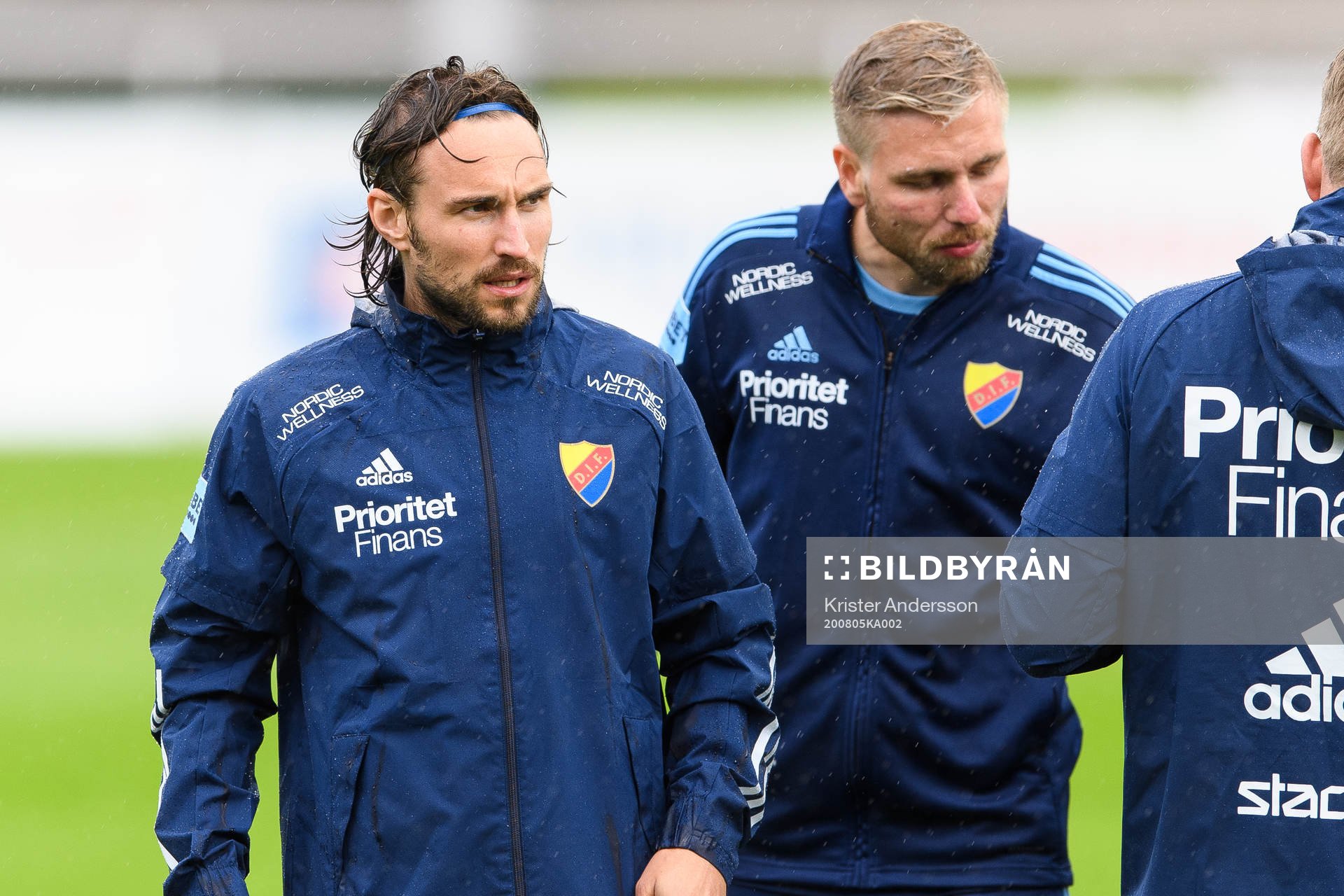 Djurgårdens Kevin Walker före fotbollsmatchen i