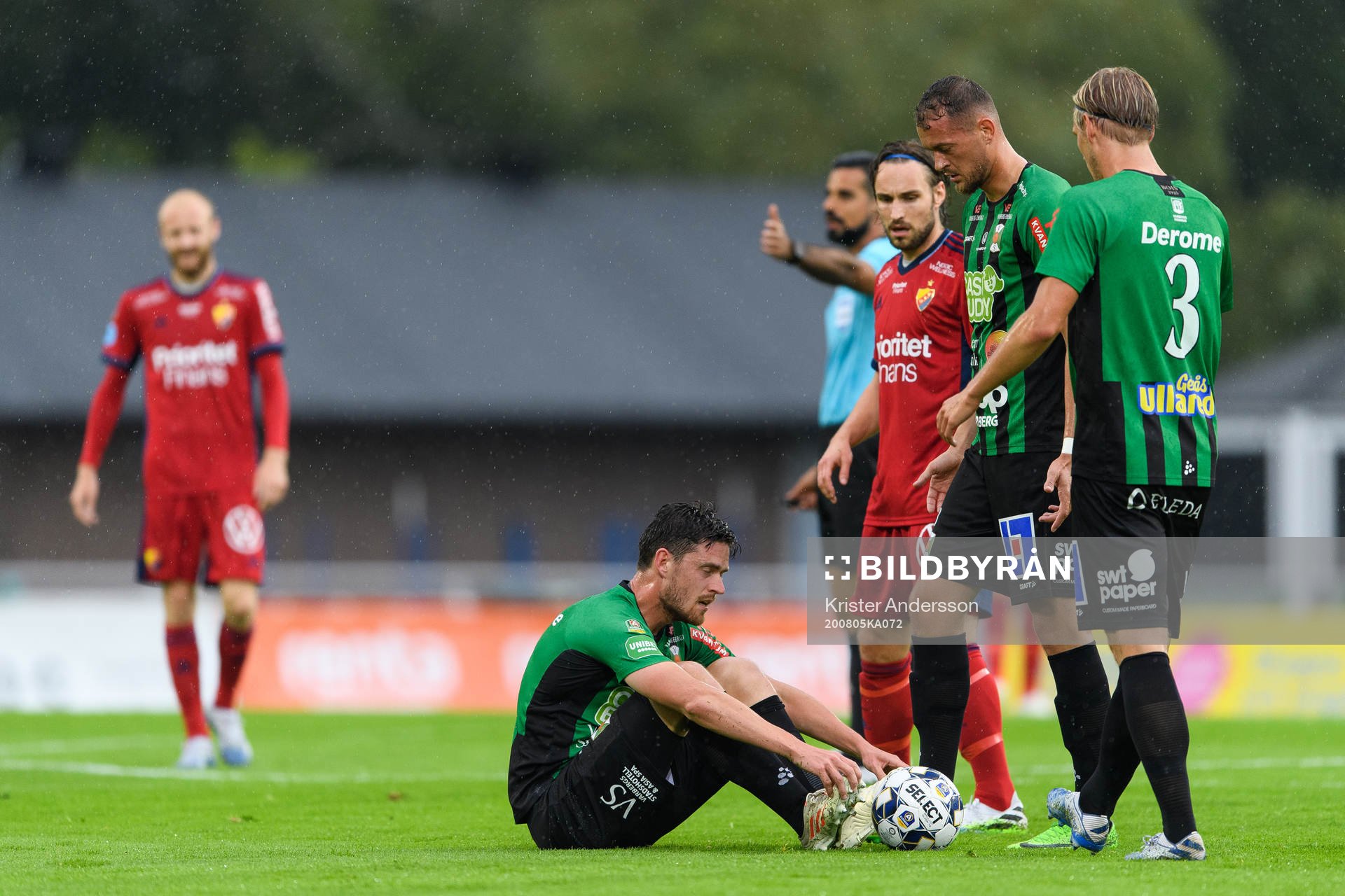 Varbergs Robin Tranberg har ont